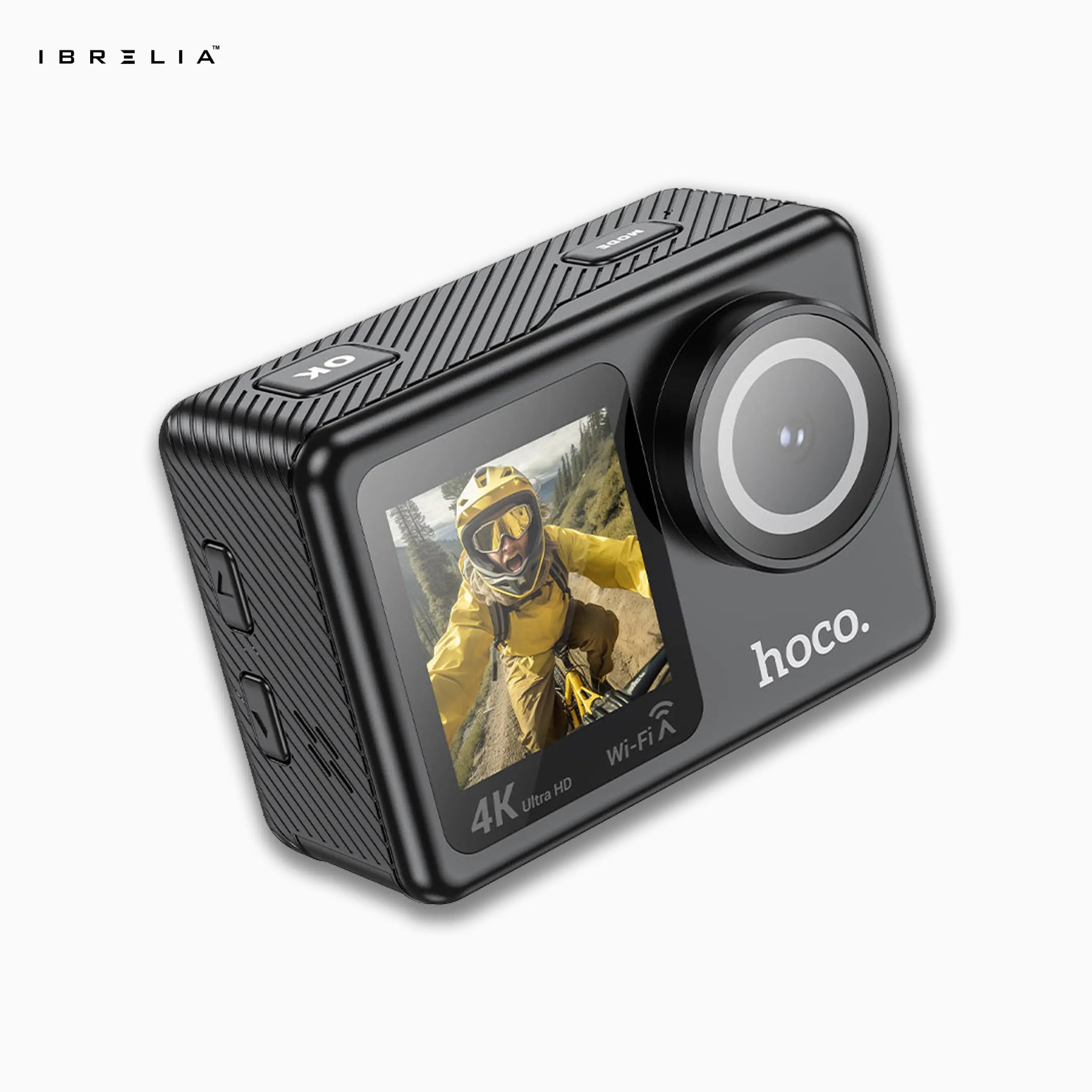 HOCO DV101 Dual-Screen 4K Sports Action Camera | IBRELIA™ IBRELIA