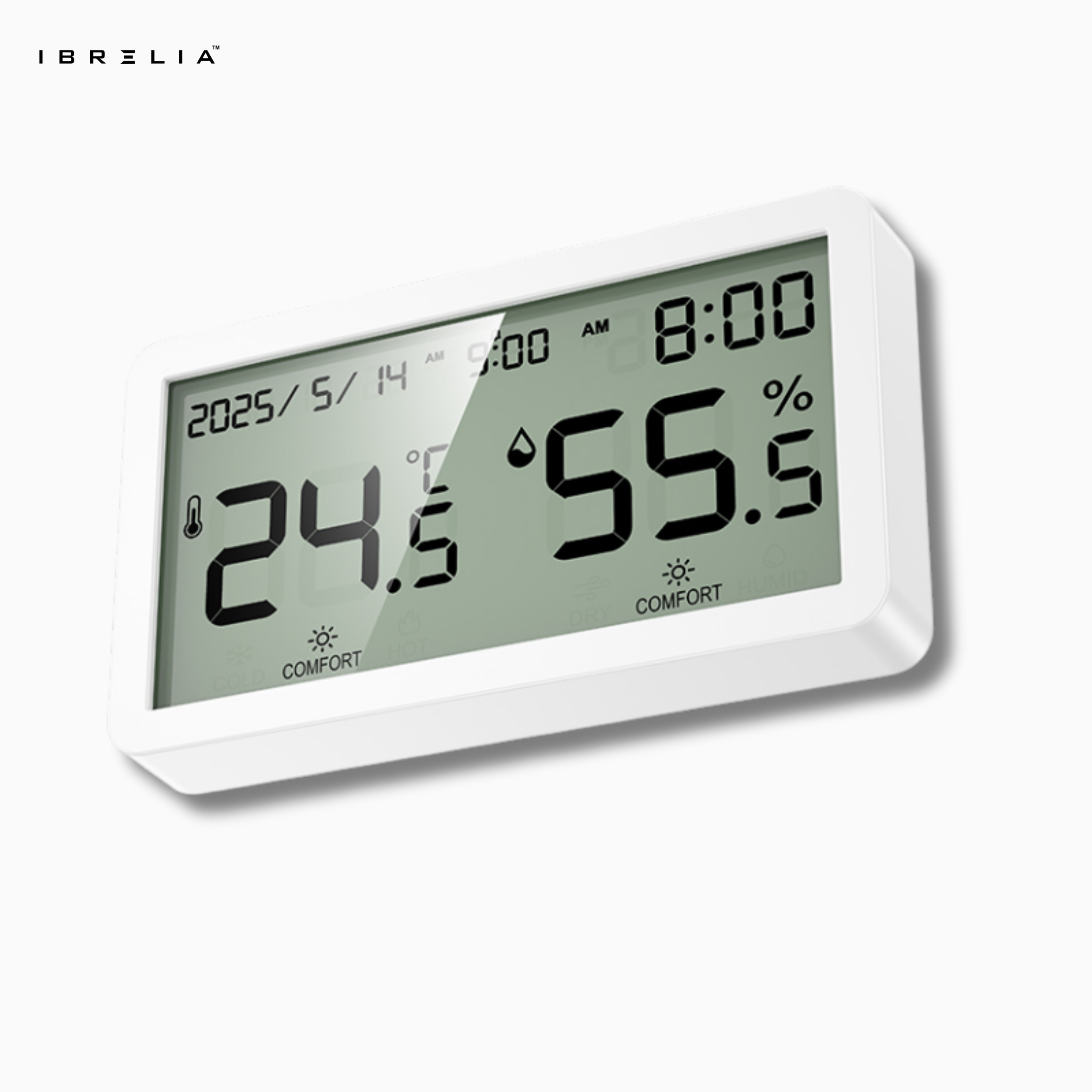 HOCO HX42 – 5-in-1 High Precision Thermo-Hygrometer Alarm Clock | IBRELIA™