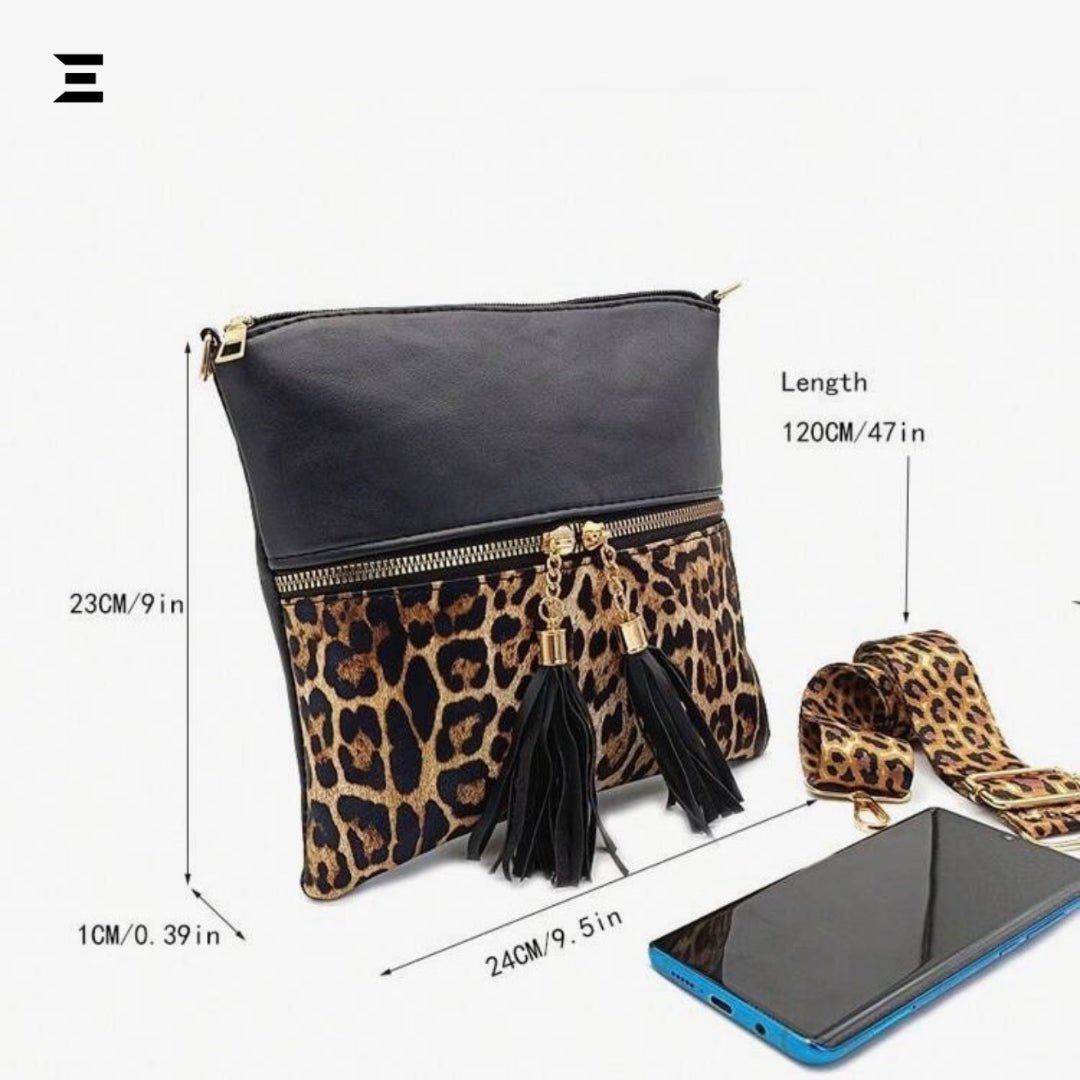 Leopard Print Cross - Body Shoulder Bag for Women | IBRELIA™ - IBRELIA
