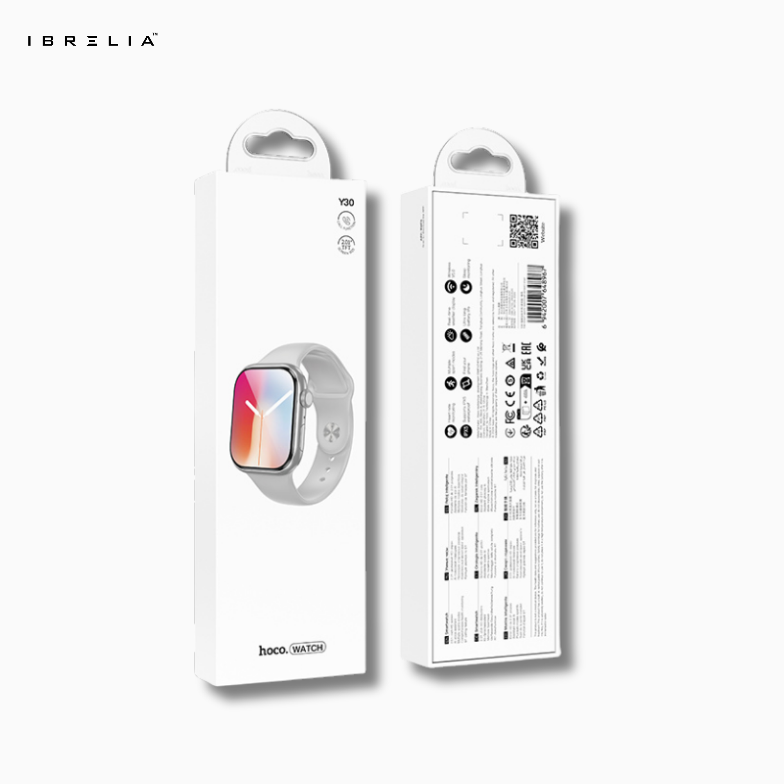 HOCO Y30 Smart Sports Watch (Call Version) – 2.0" HD Display, Bluetooth Calling, Fitness Tracking | IBRELIA™