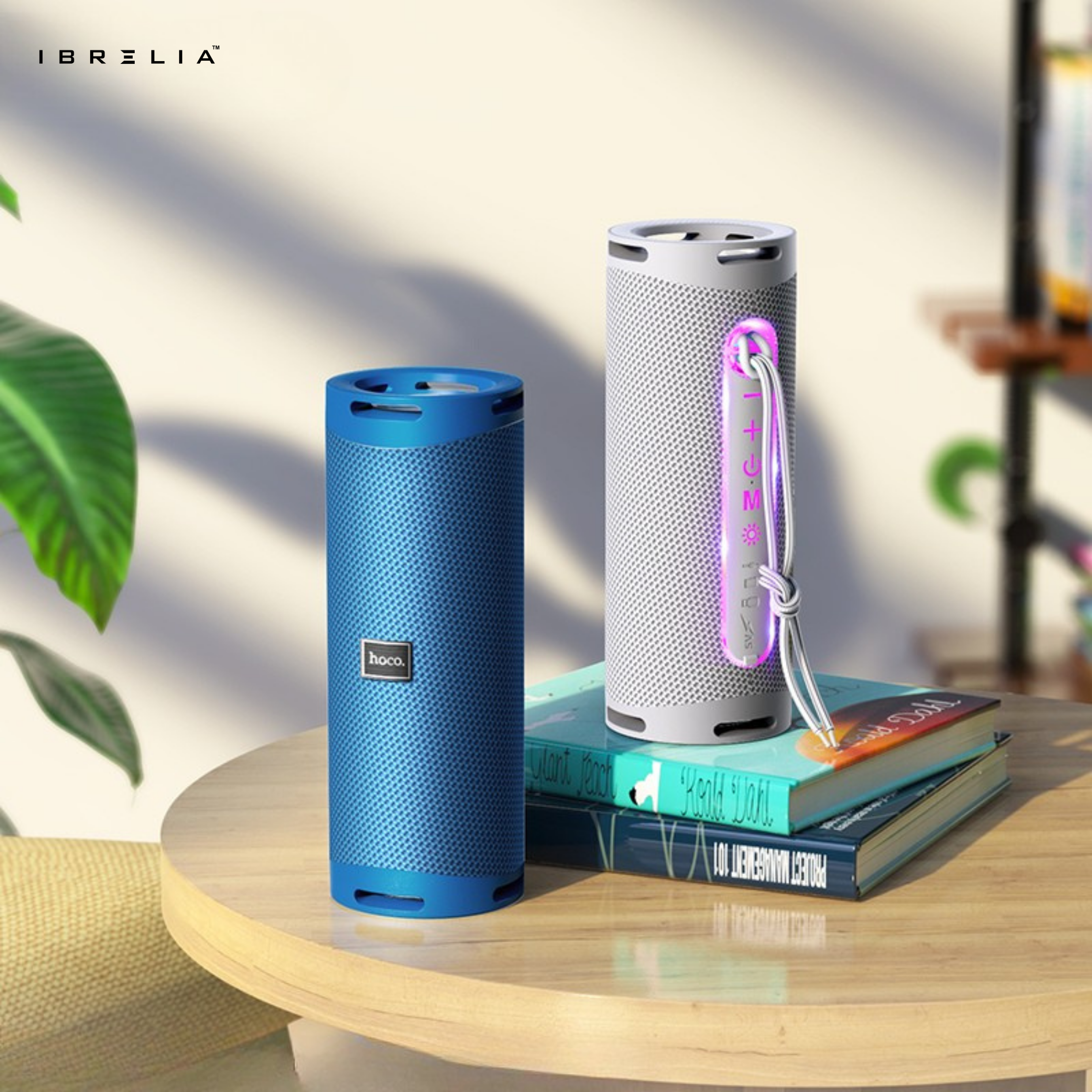 HOCO HC9 Dazzling Pulse Sports BT Speaker – Dual 5W Portable Wireless Speaker with Ambient Lights & TWS | IBRELIA™ IBRELIA