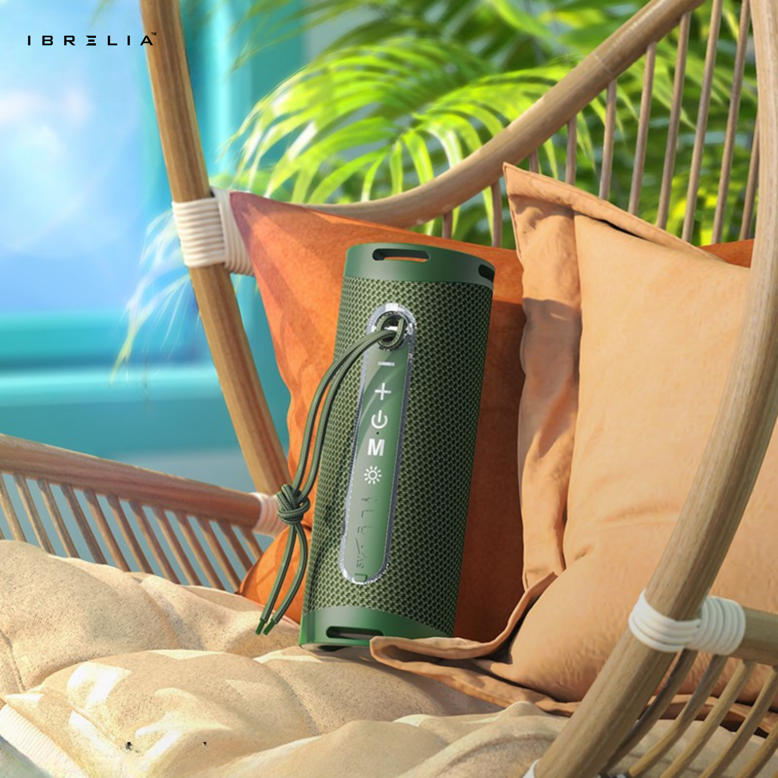 HOCO HC9 Dazzling Pulse Sports BT Speaker – Dual 5W Portable Wireless Speaker with Ambient Lights & TWS | IBRELIA™