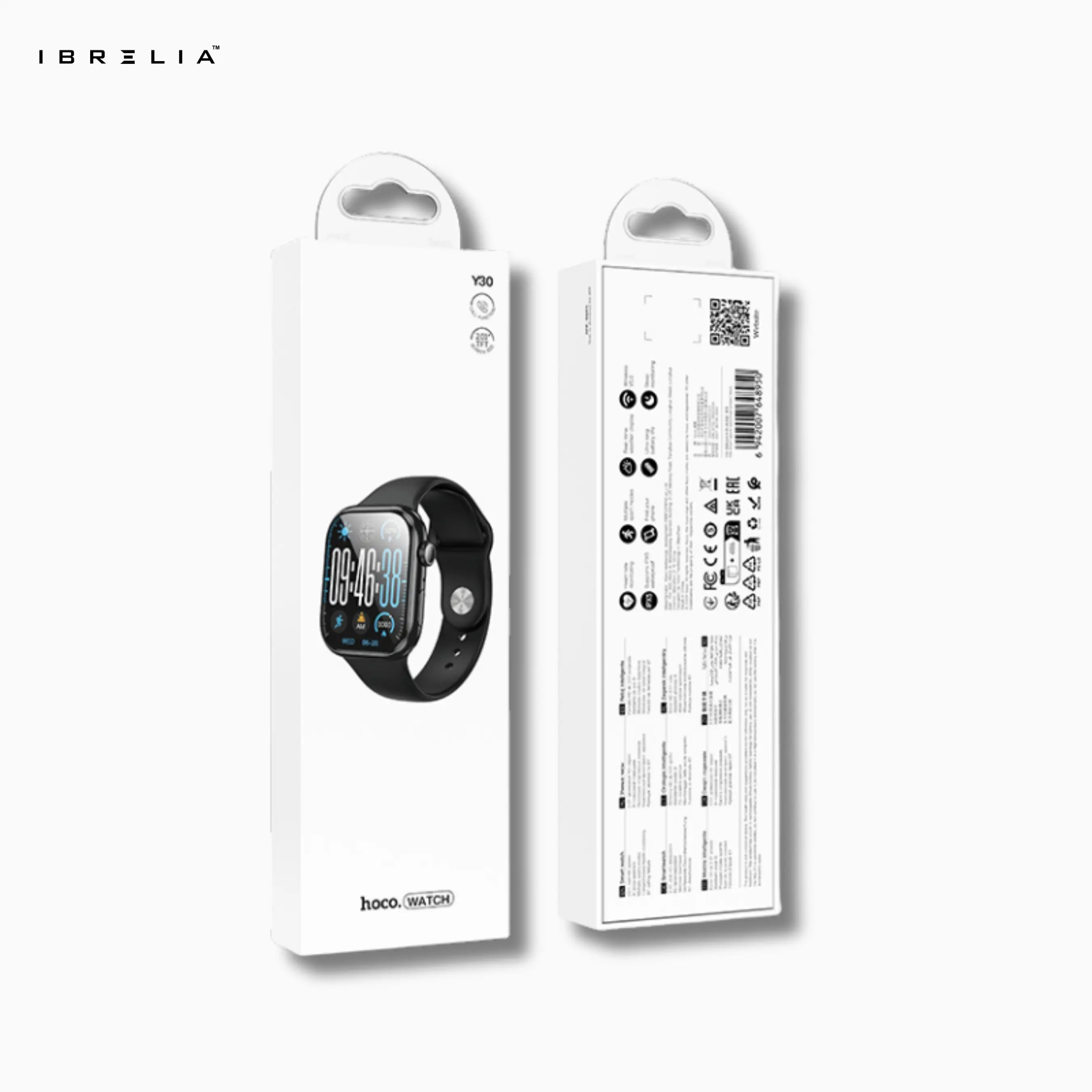 HOCO Y30 Smart Sports Watch (Call Version) – 2.0" HD Display, Bluetooth Calling, Fitness Tracking | IBRELIA™ IBRELIA