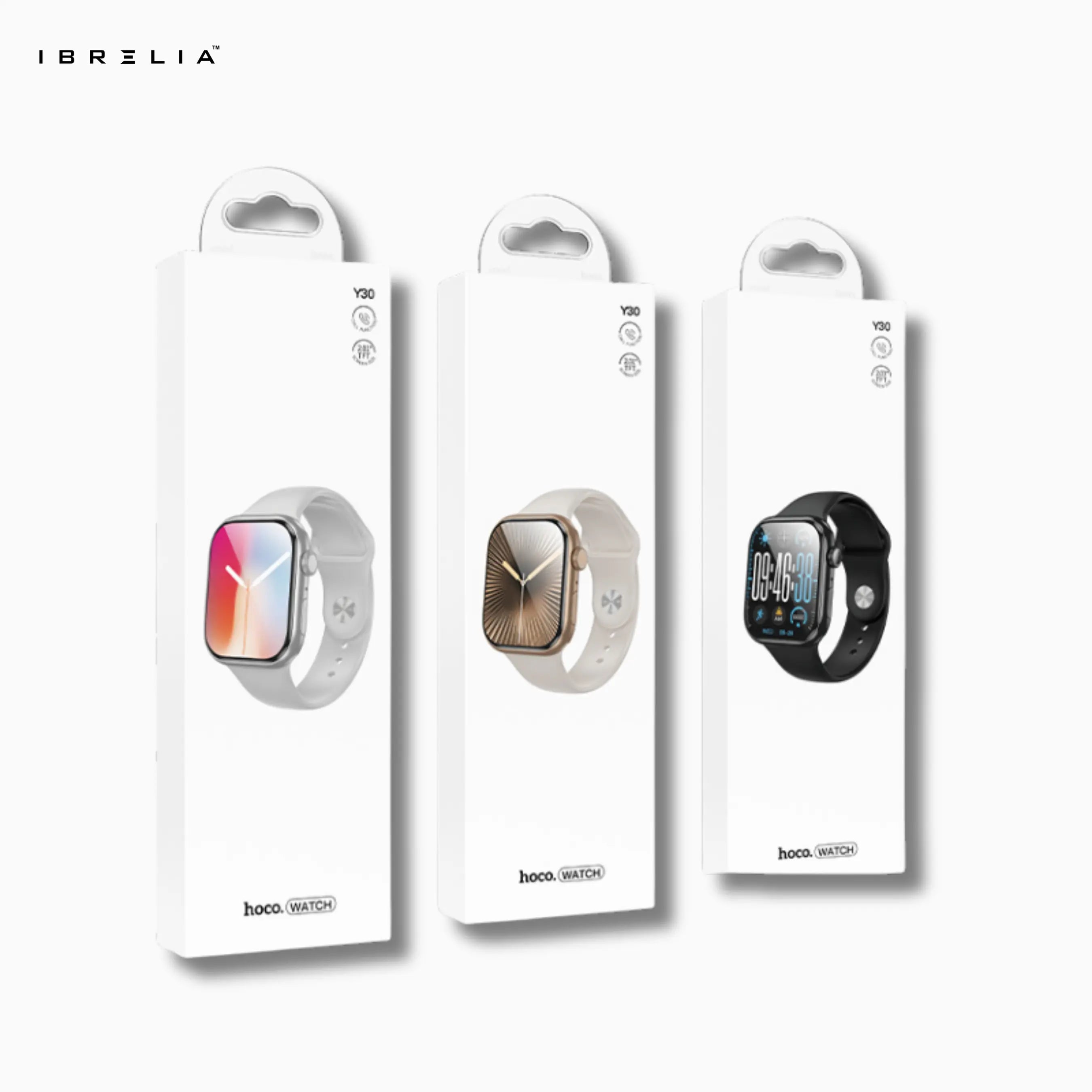 HOCO Y30 Smart Sports Watch (Call Version) – 2.0" HD Display, Bluetooth Calling, Fitness Tracking | IBRELIA™ IBRELIA