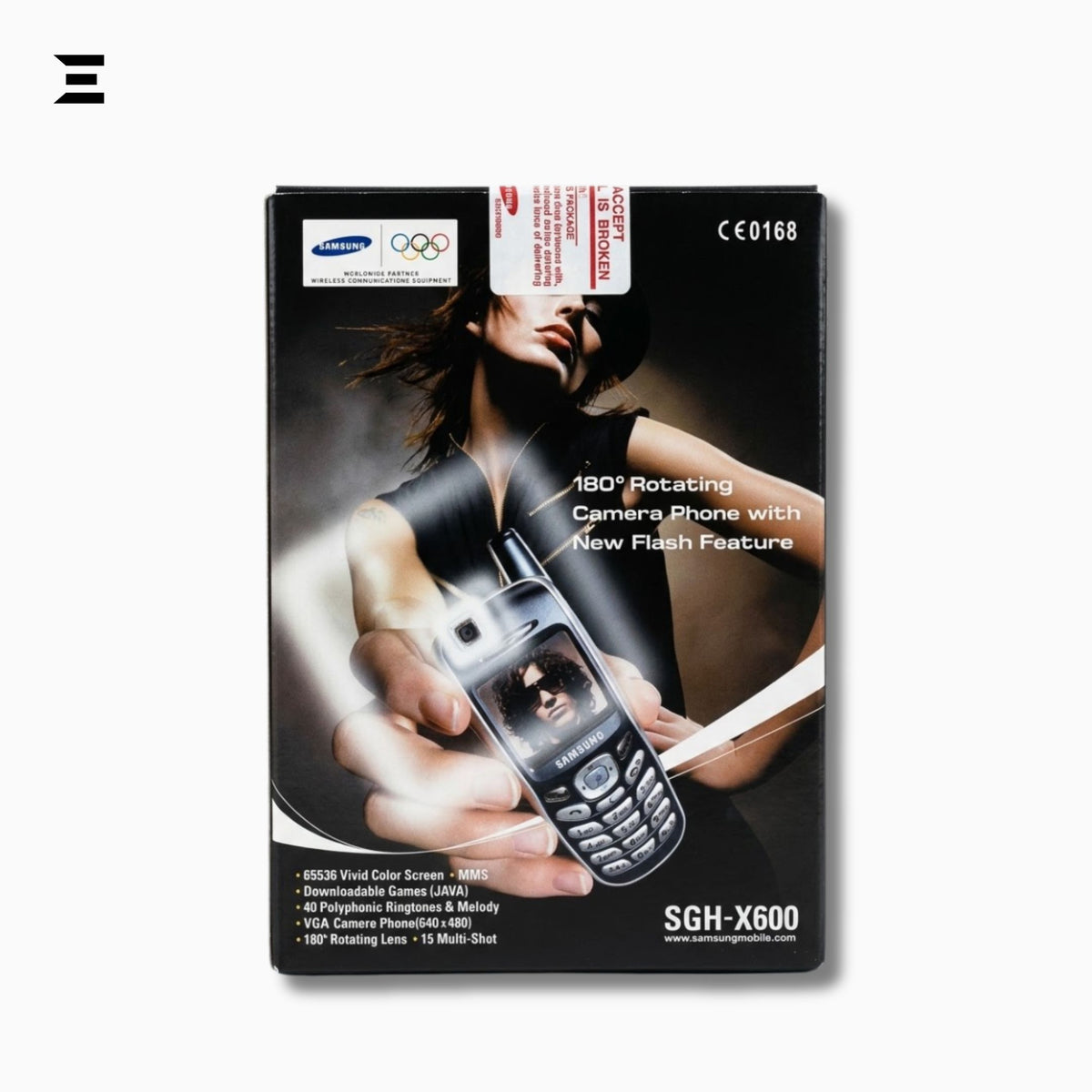 Samsung SGH-X600 Blue | Brand New | Complete Box & Original Accessories | Rotating Camera Phone