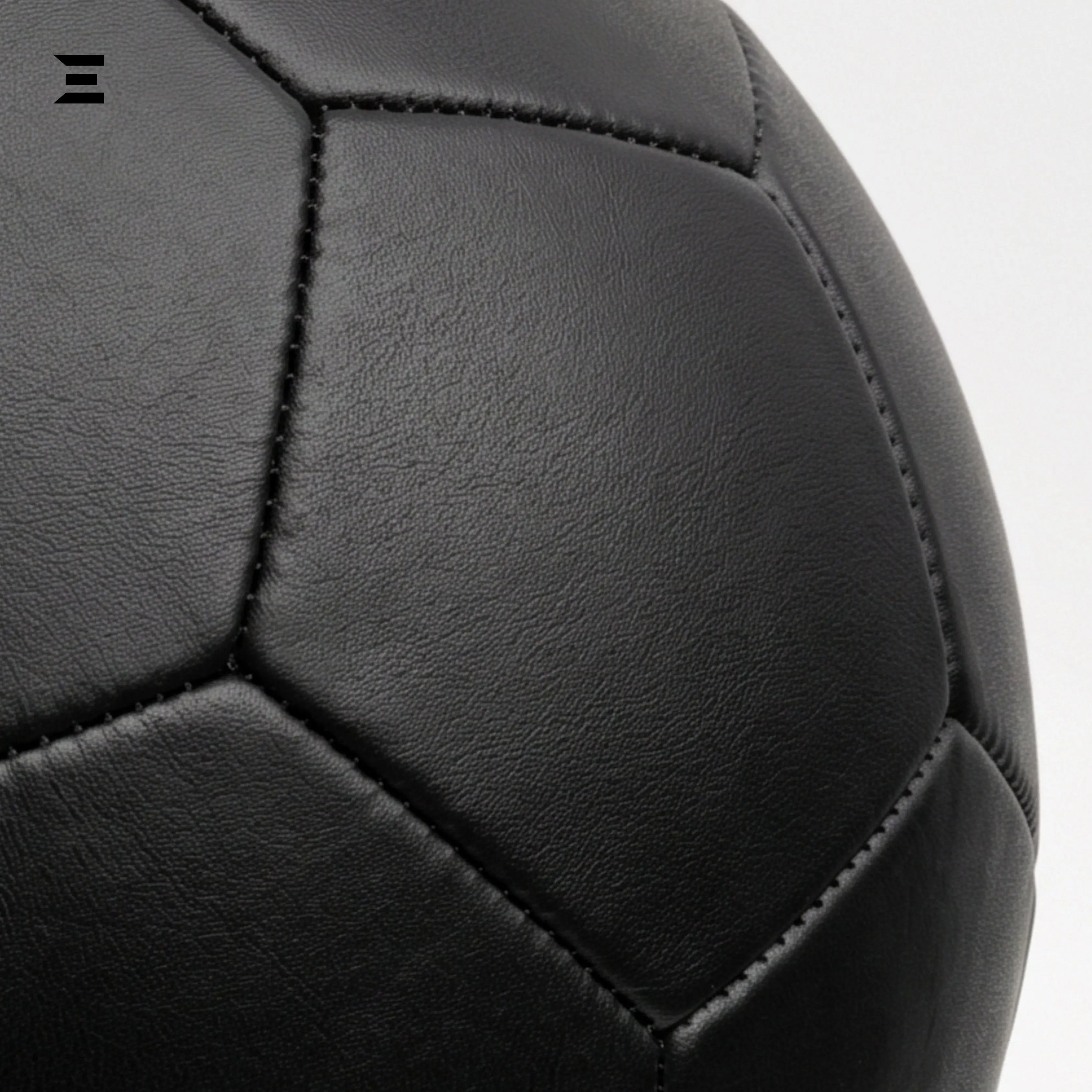 IBRELIA™ Premium Black Football – PU Leather Training & Match Ball IBRELIA