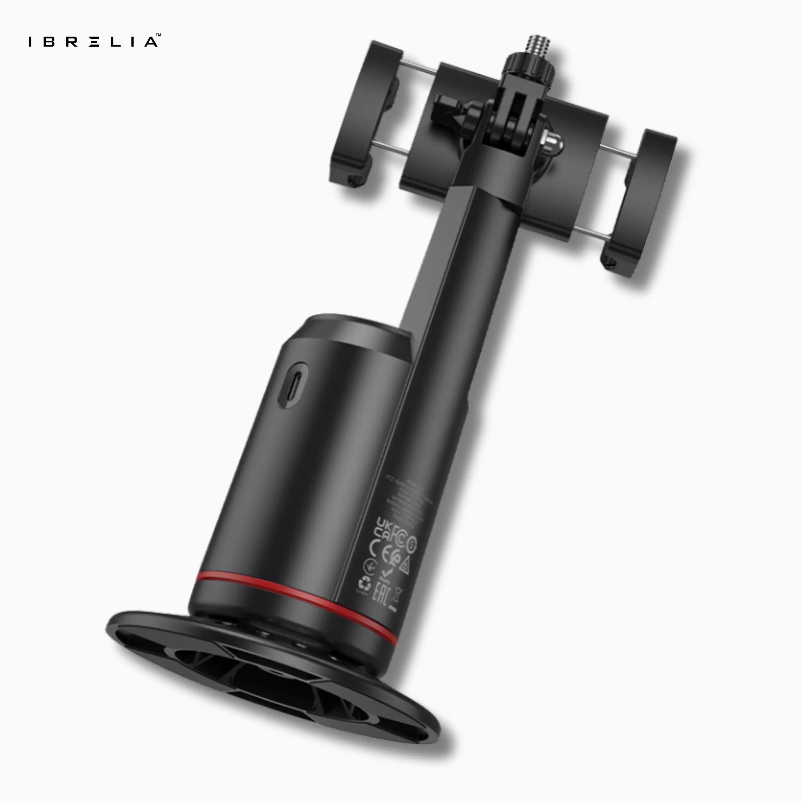 HOCO K23 Auto Face Tracking Holder – 360° Smart Rotation + Bluetooth Remote | IBRELIA™ IBRELIA
