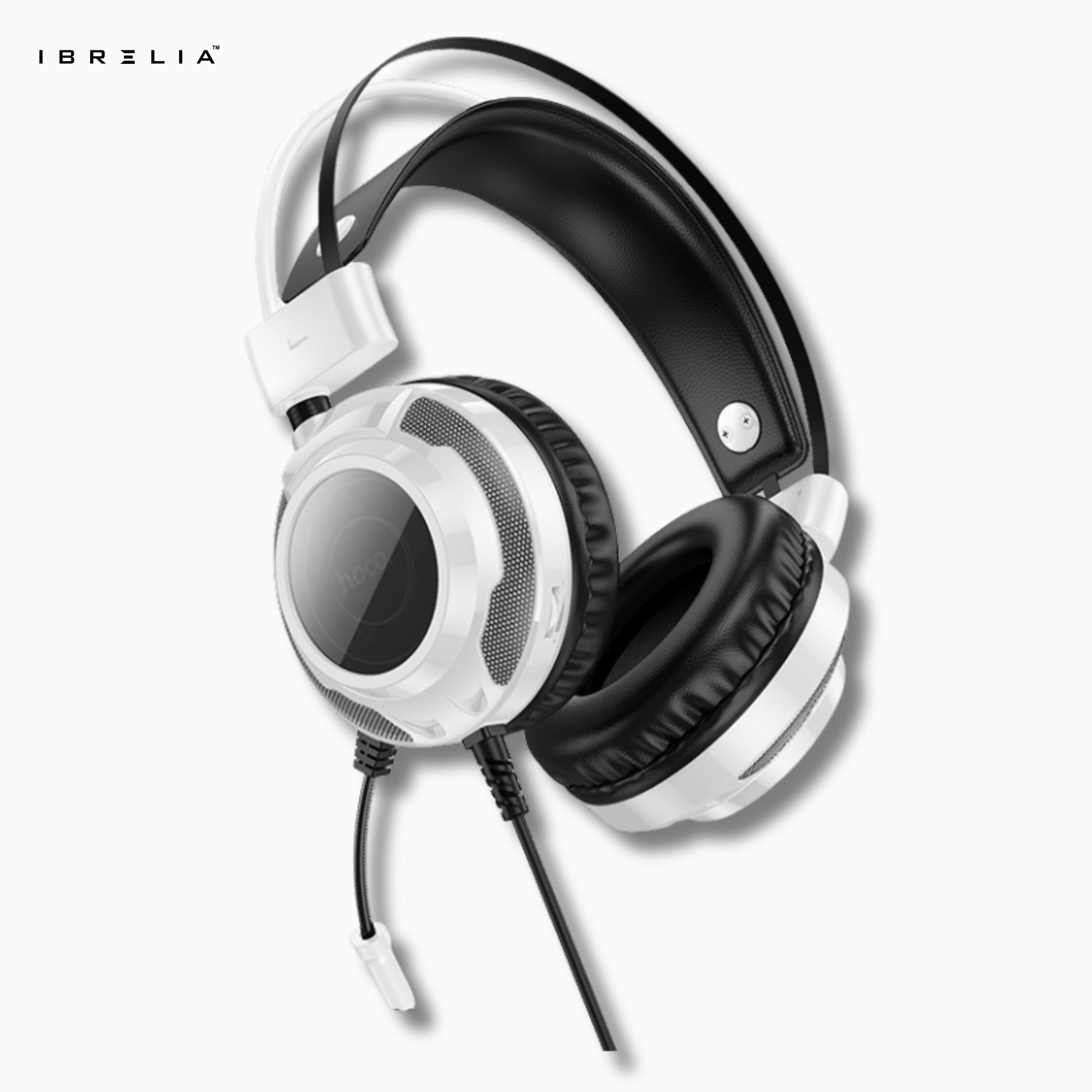HOCO W110 Gaming Headphones – RGB Lighting, USB + 3.5mm | IBRELIA™ IBRELIA