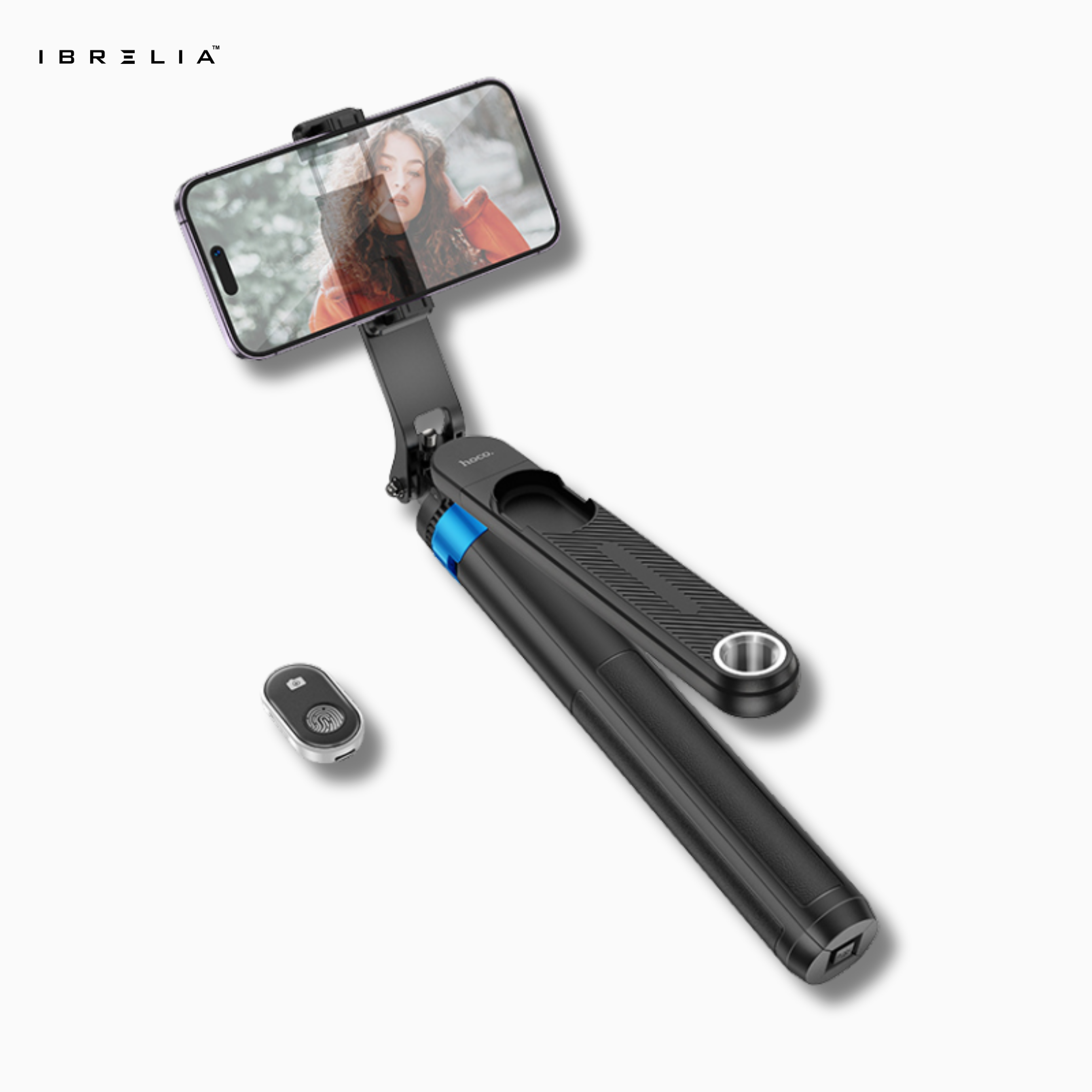 HOCO K22 Quadropod Live Broadcast Tripod – 1.75m Height + Bluetooth Remote | IBRELIA™