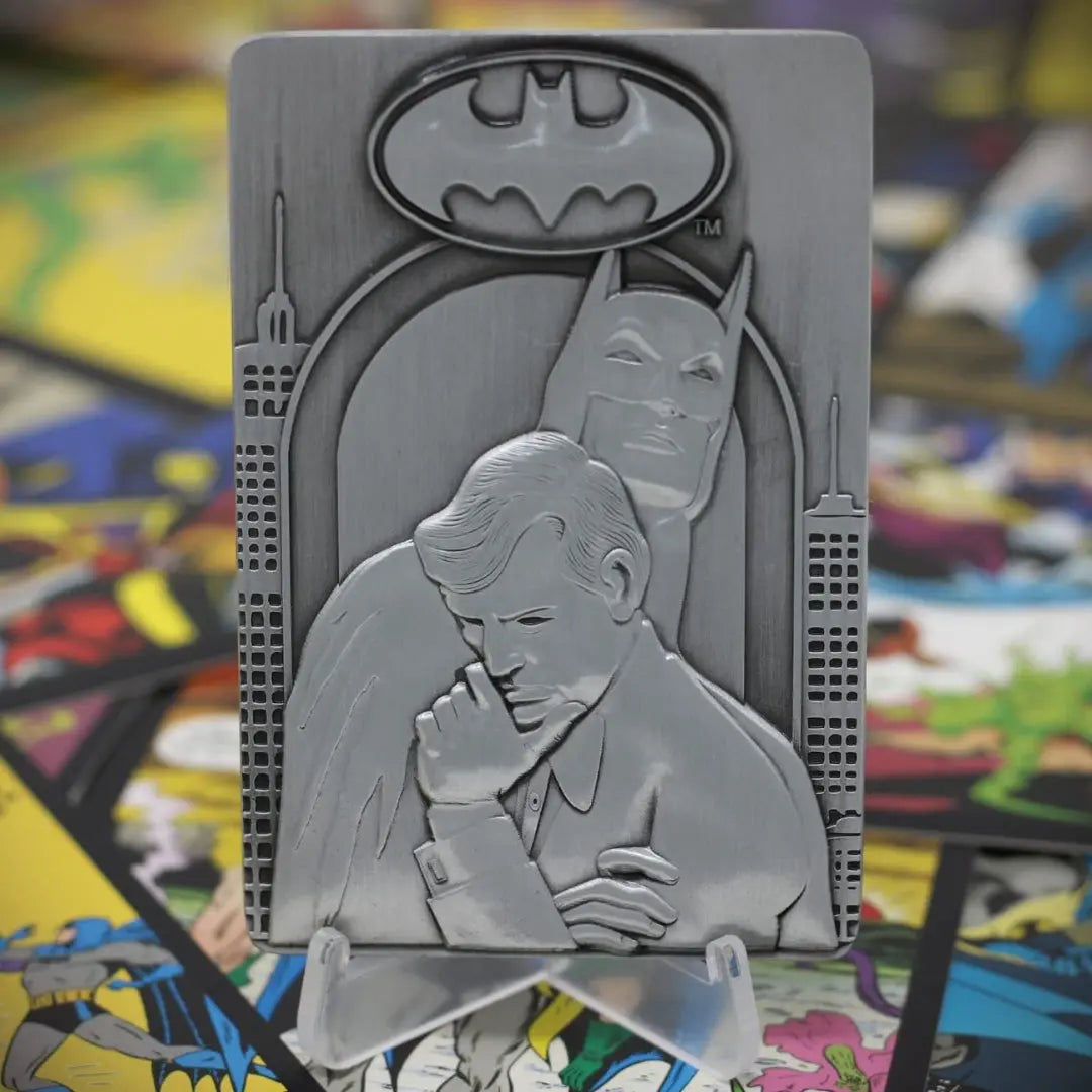 Batman Collector’s Limited Edition Metal Ingot Plaque – Fanattik DC Comics Collectible IBRELIA