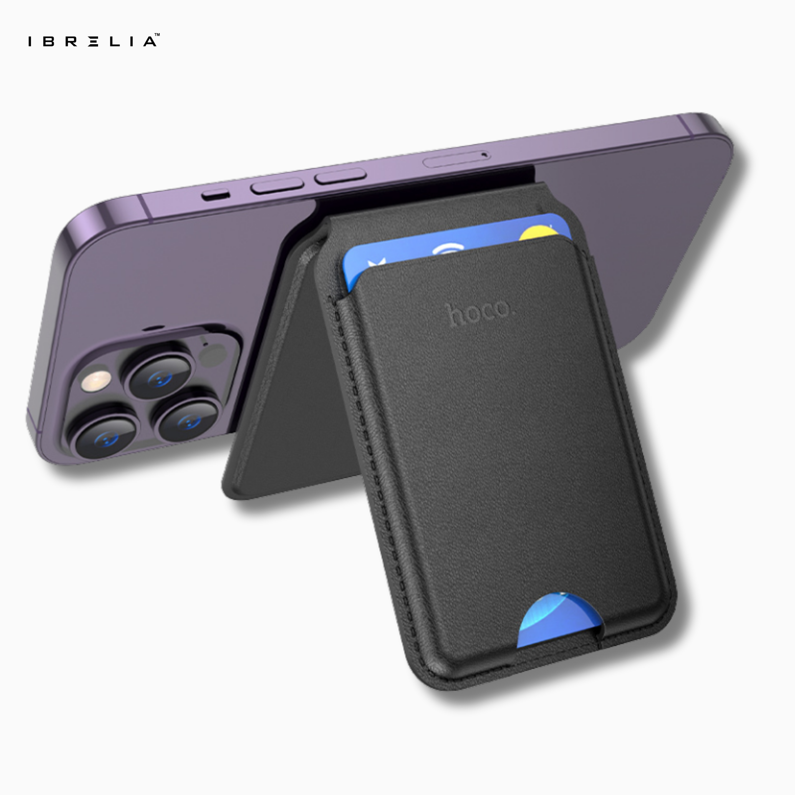 HOCO GT3 – Magnetic Multifunctional Card Holder | IBRELIA™ IBRELIA