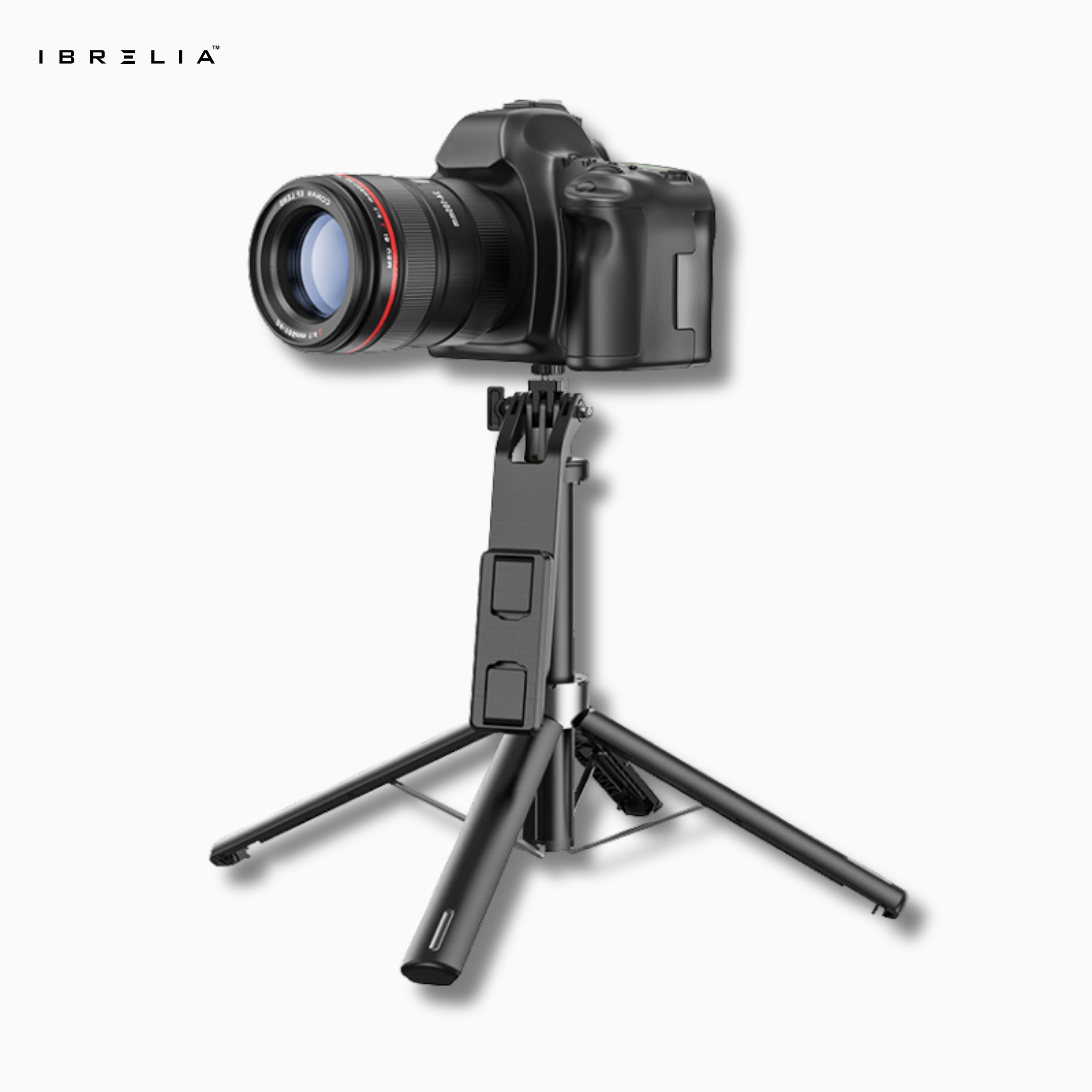 HOCO K21 – 2-in-1 Quadropod Live Streaming Tripod (1.37m Height + Bluetooth Remote) | IBRELIA™