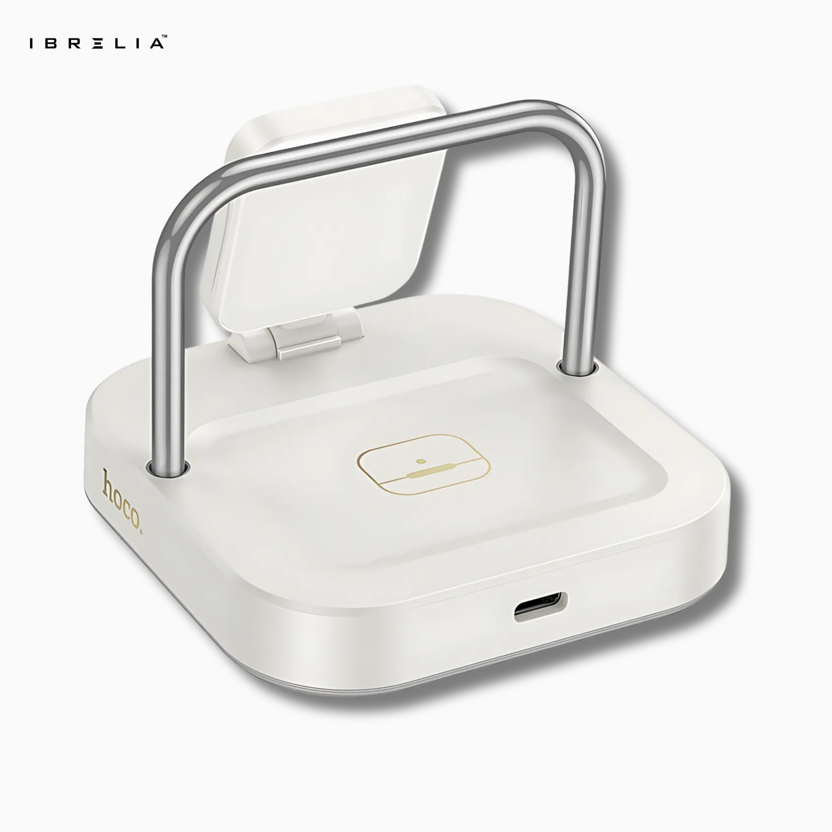 HOCO Desktop Wireless Charging Station CQ16A – 3-in-1 (Phone + Watch + Earbuds) | IBRELIA