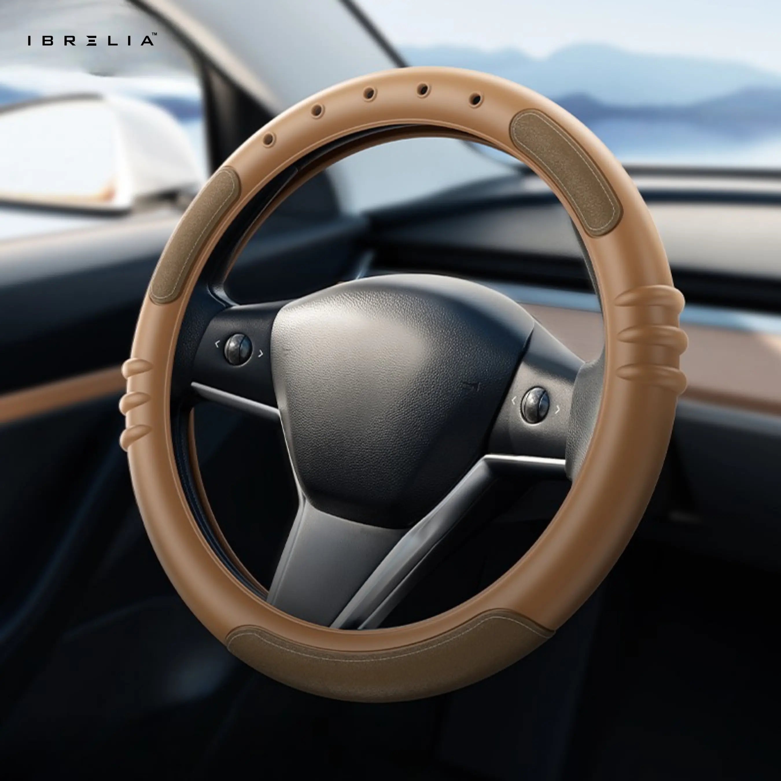 HOCO ZP13 Exquisito Silicone Steering Wheel Cover – Anti-Slip Comfort Grip for O-Shaped Wheels | IBRELIA™ IBRELIA