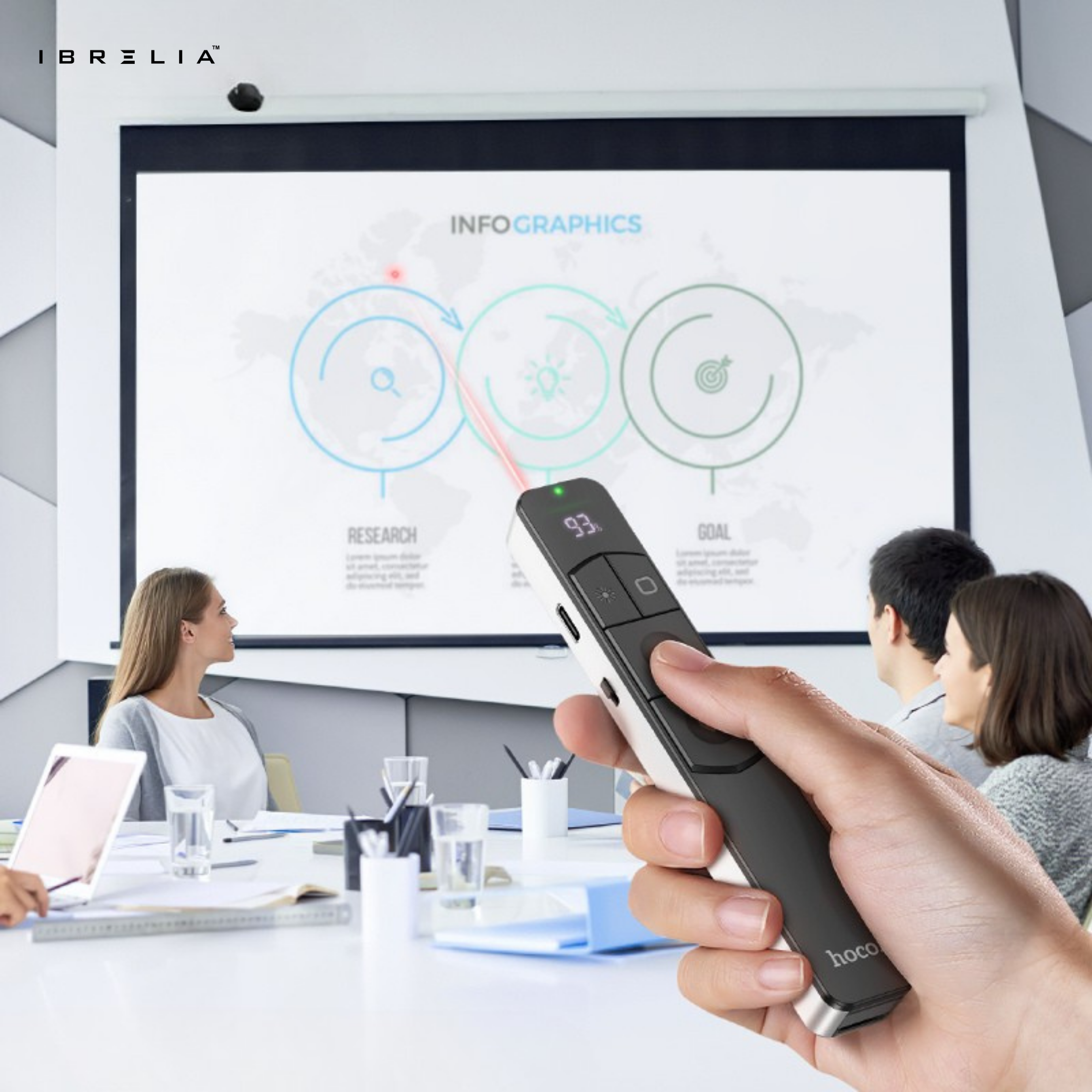 HOCO GM202 – Smart PPT Laser Pointer & Wireless Page Turner | IBRELIA™