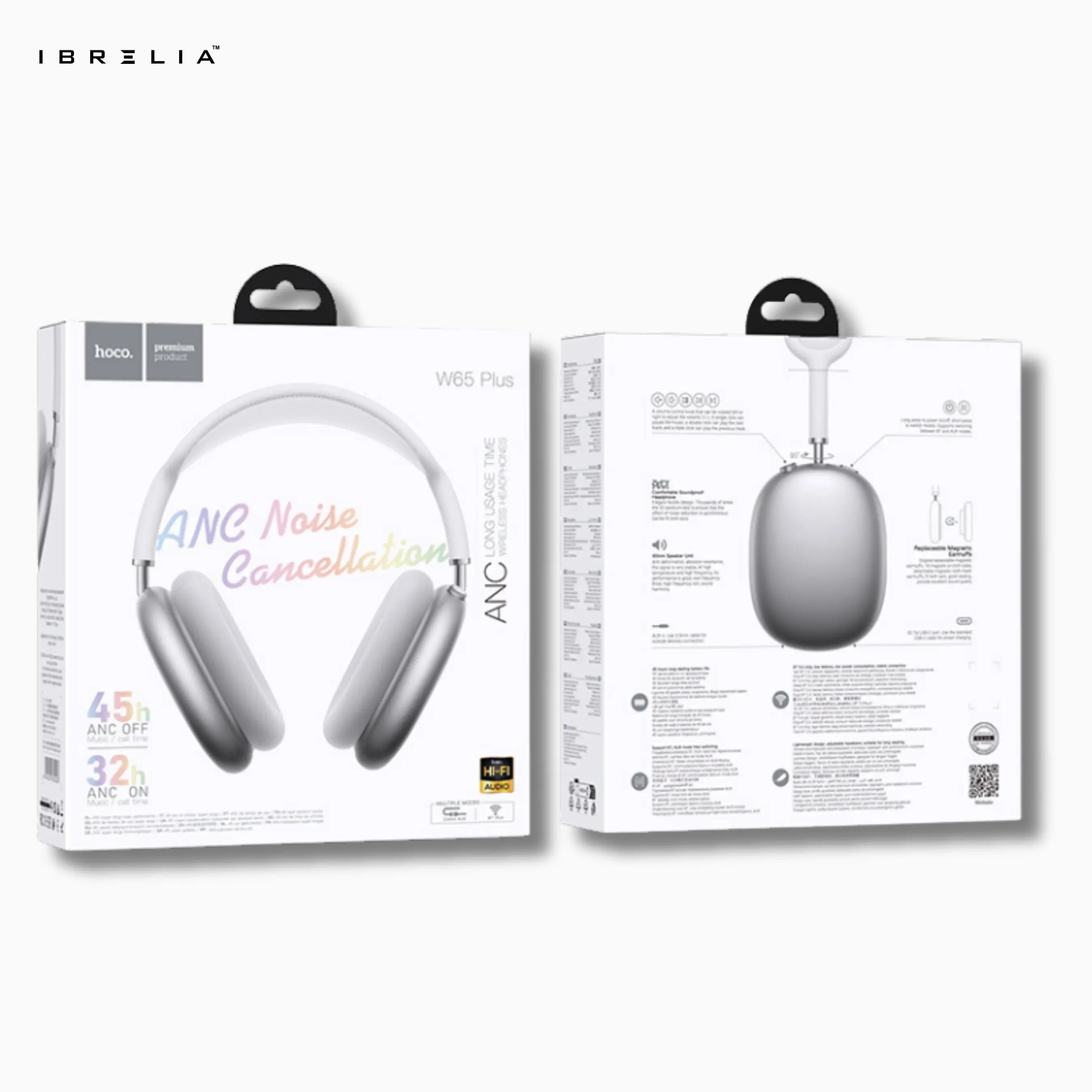 HOCO W65 Plus ANC Wireless Headphones – Bluetooth 5.4 | IBRELIA™ IBRELIA