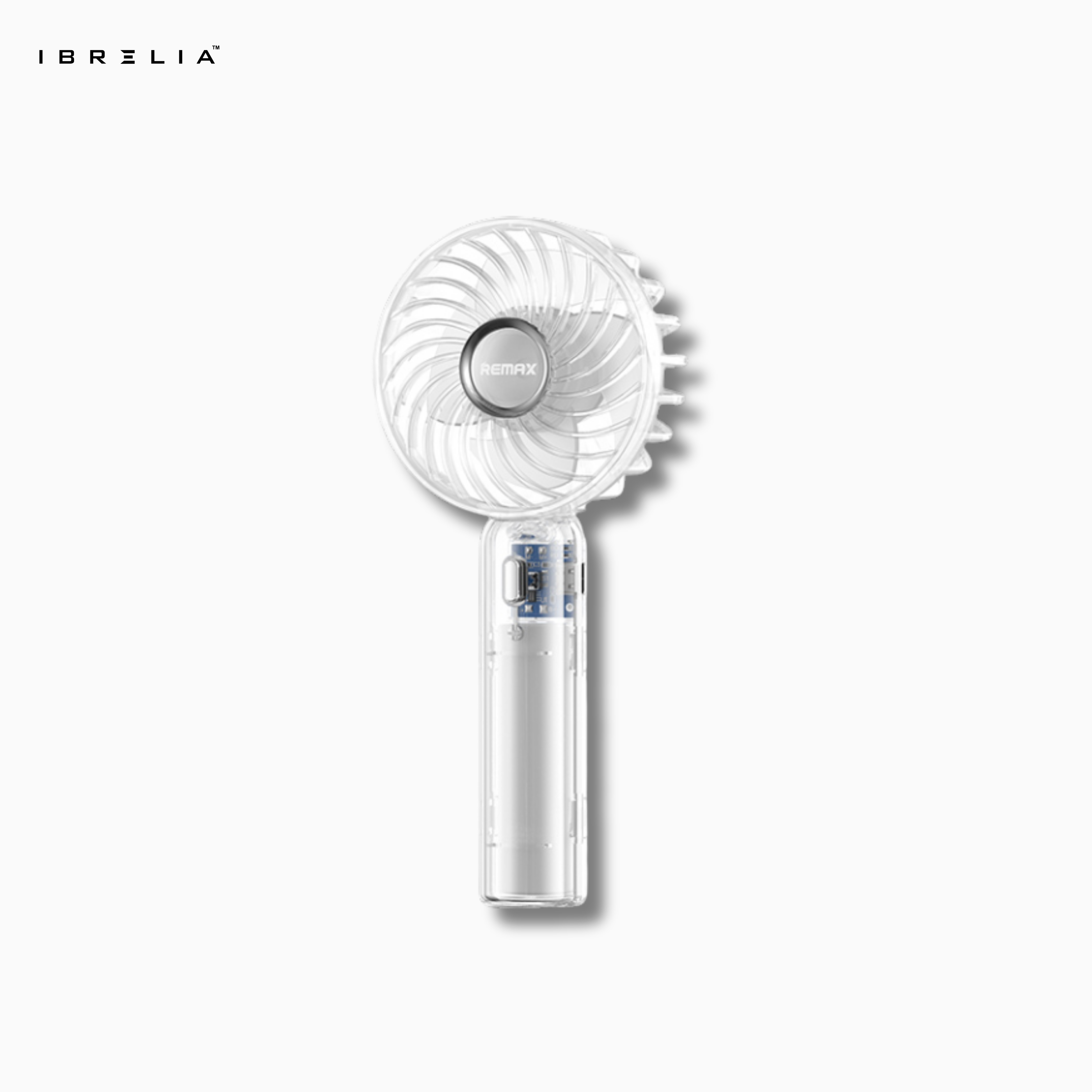 REMAX RS-SF01 Transparent Handheld Mini Fan | Compact Cooling | USB Rechargeable | IBRELIA™