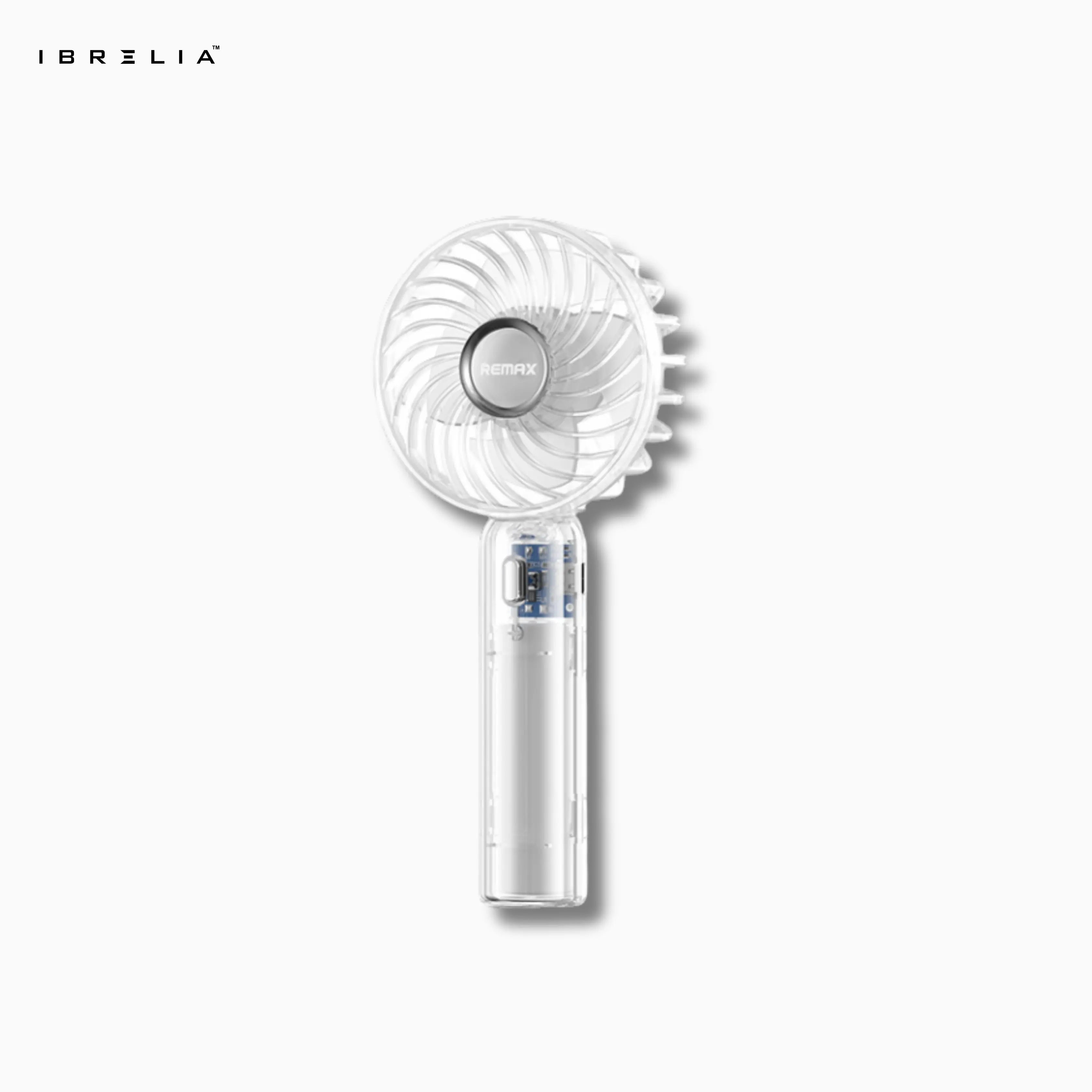 REMAX RS-SF01 Transparent Handheld Mini Fan | Compact Cooling | USB Rechargeable | IBRELIA™ IBRELIA