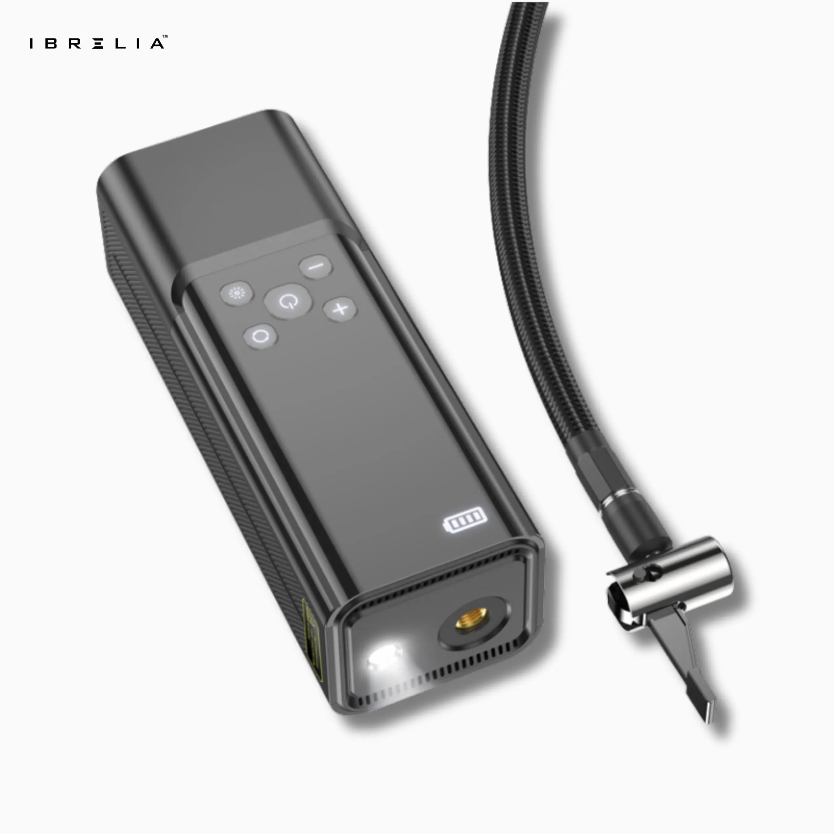 HOCO ZP7 Maddy Portable Smart Air Pump – 5000mAh 2-in-1 Power Bank & Air Compressor | IBRELIA™ IBRELIA