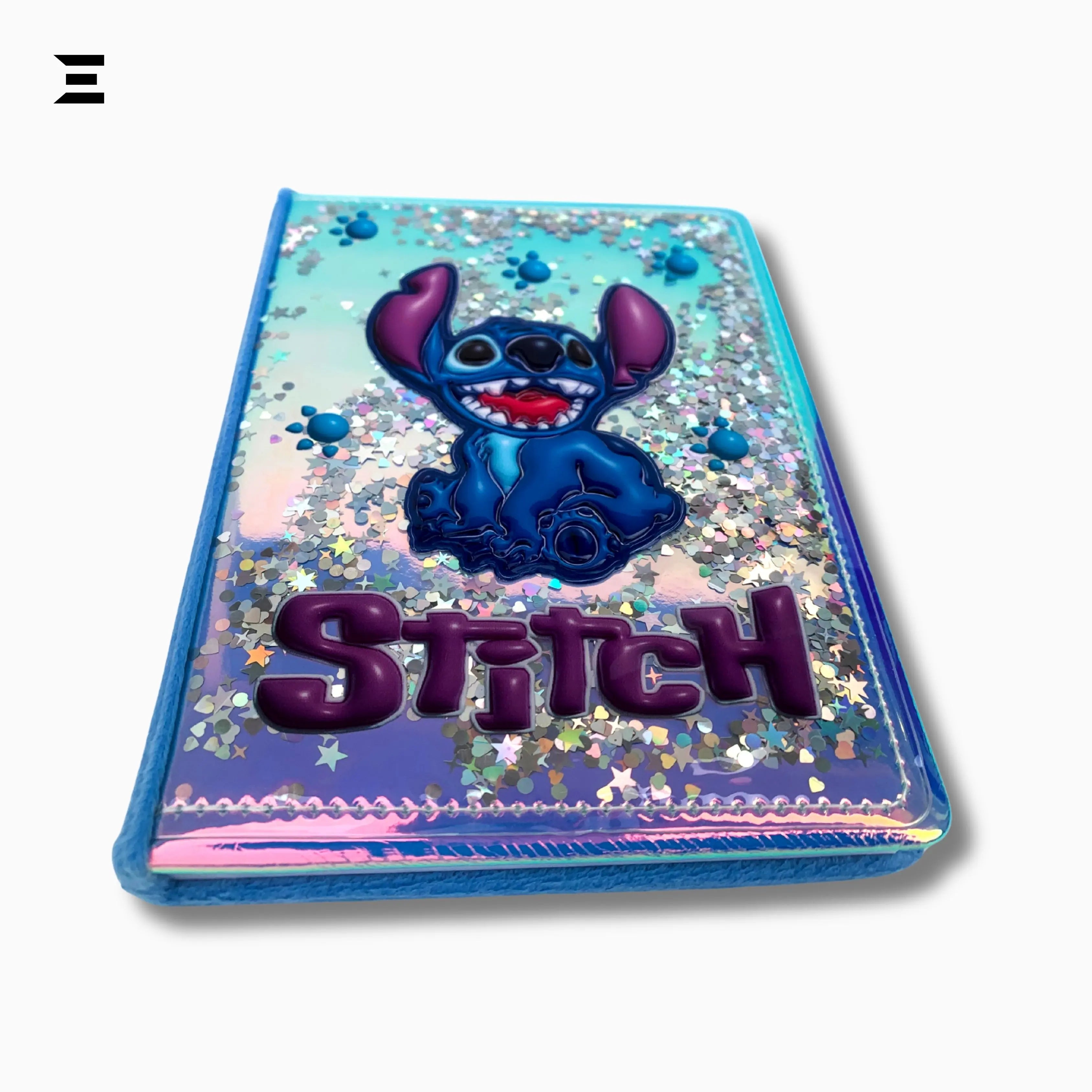 Stitch Glitter Magic Notebook A5 - Size | Cute Cartoon Mini Diary Journal | IBRELIA™ IBRELIA