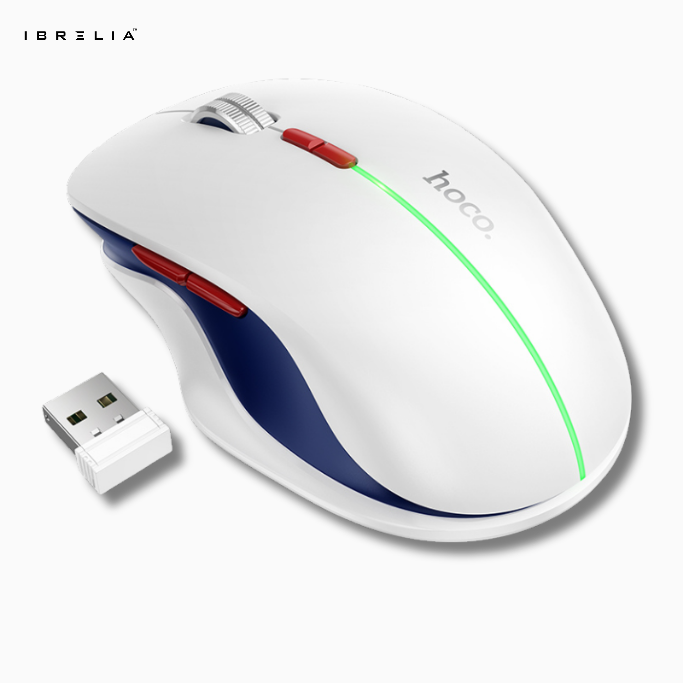 HOCO GM40 Dual-Mode Wireless Mouse (Bluetooth + 2.4G) | IBRELIA™
