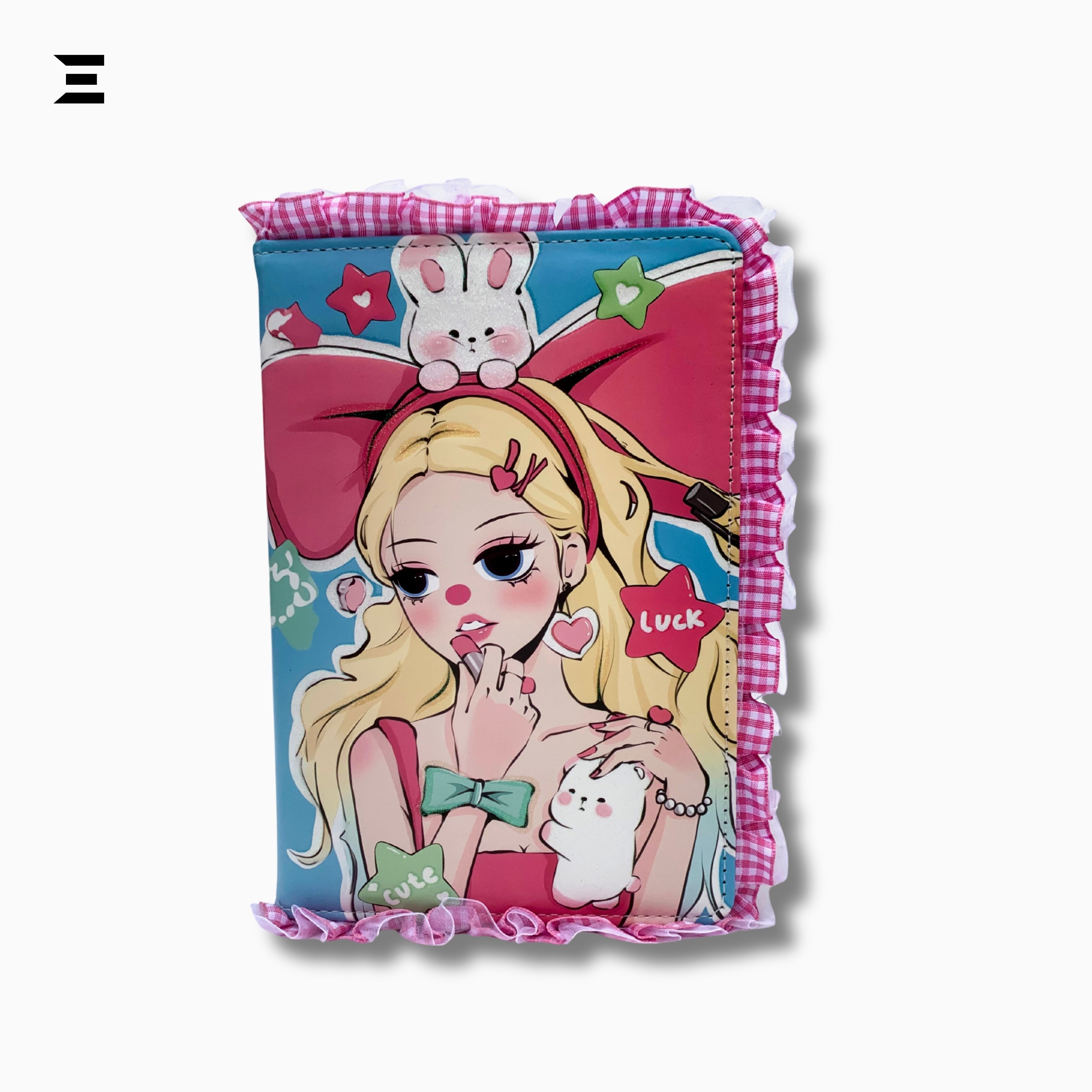 Cute Girl Magic Diary Notebook A5 - Size | Kawaii Cartoon Lock Journal | IBRELIA™ IBRELIA