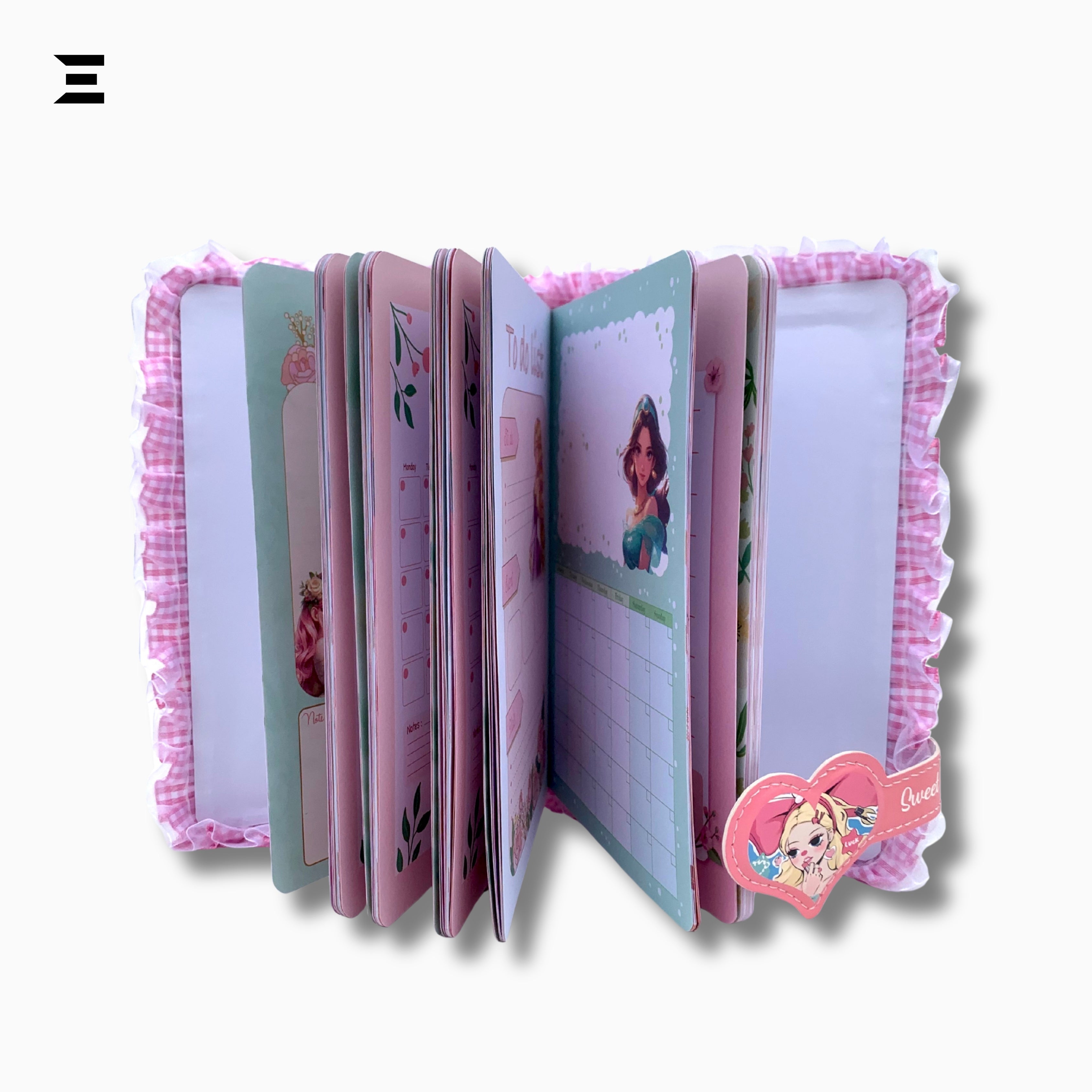 Cute Girl Magic Diary Notebook A5 - Size | Kawaii Cartoon Lock Journal | IBRELIA™ IBRELIA