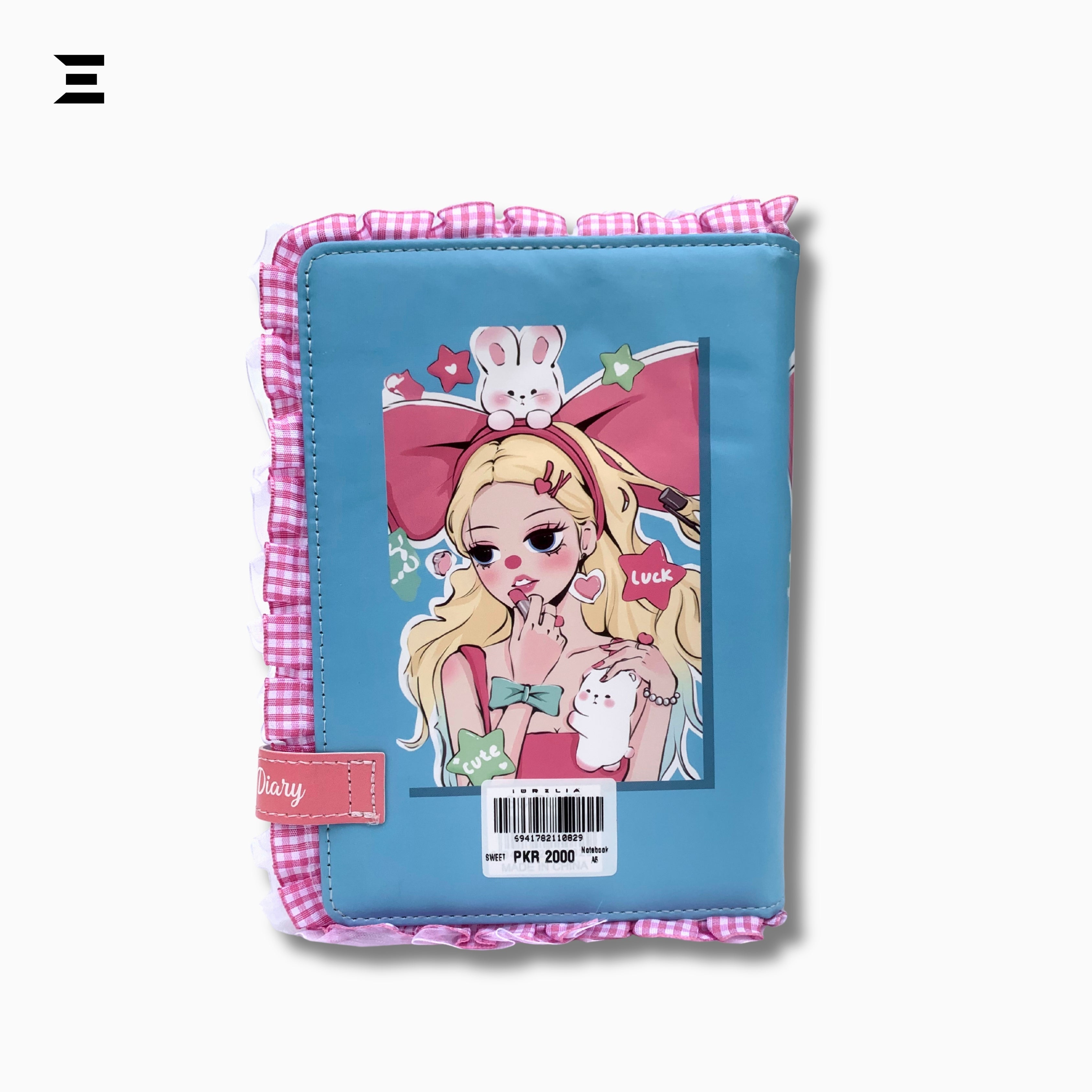 Cute Girl Magic Diary Notebook A5 - Size | Kawaii Cartoon Lock Journal | IBRELIA™ IBRELIA