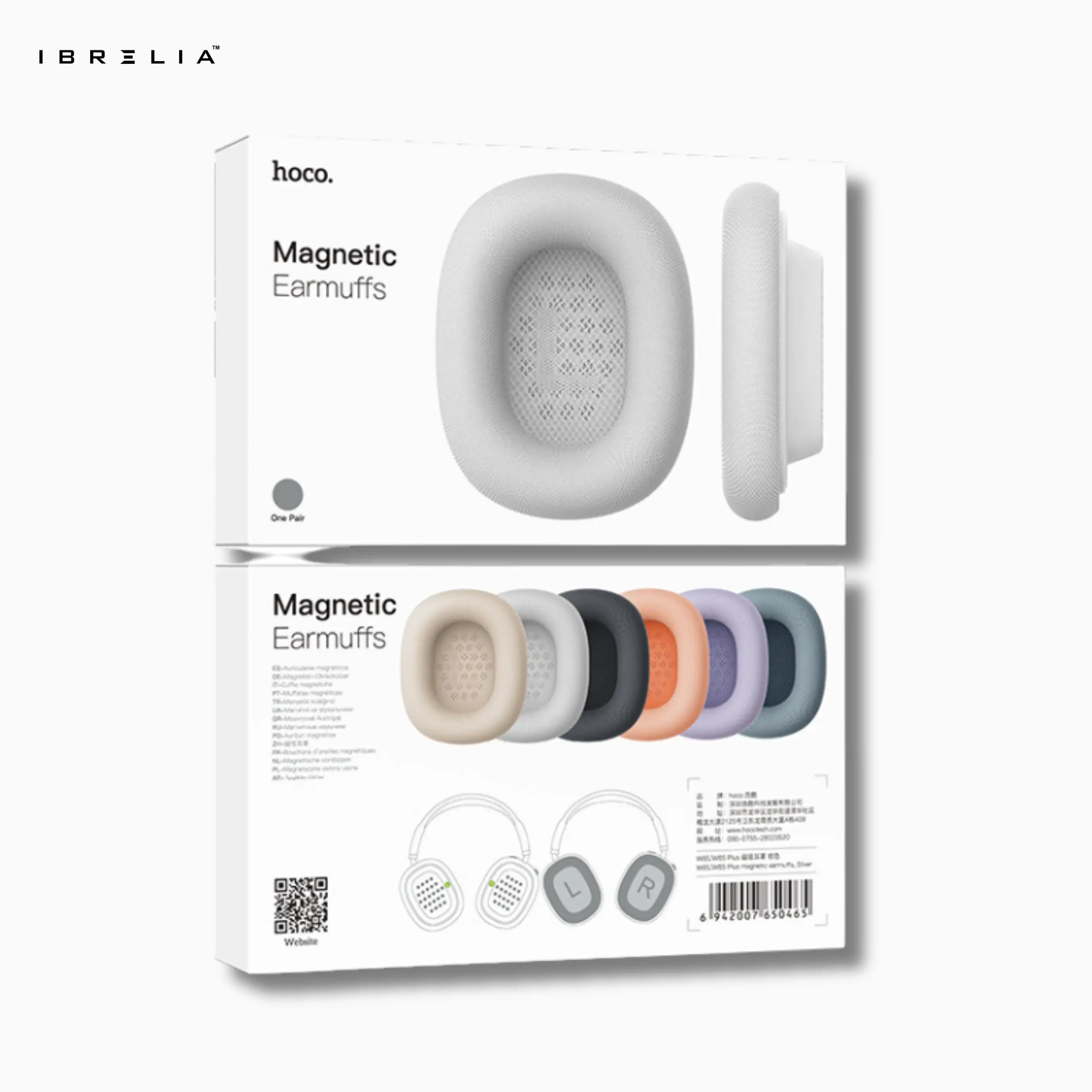 HOCO Magnetic Earmuffs for W65 & W65 Plus – Replacement Ear Cushions | IBRELIA™ IBRELIA