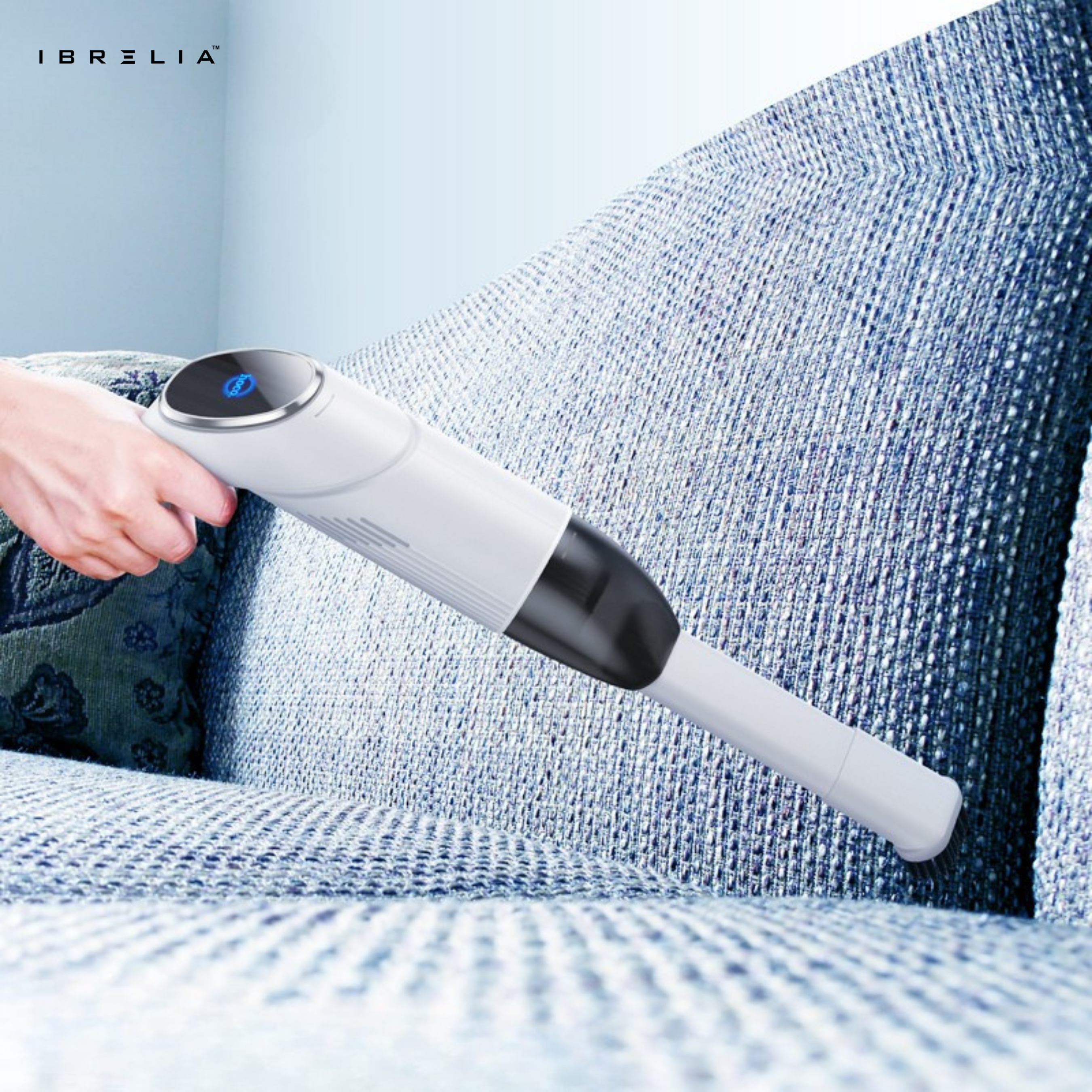 HOCO ZP6 Speed Portable Car Vacuum Cleaner – 55W High Suction, 4000mAh Foldable Design | IBRELIA™