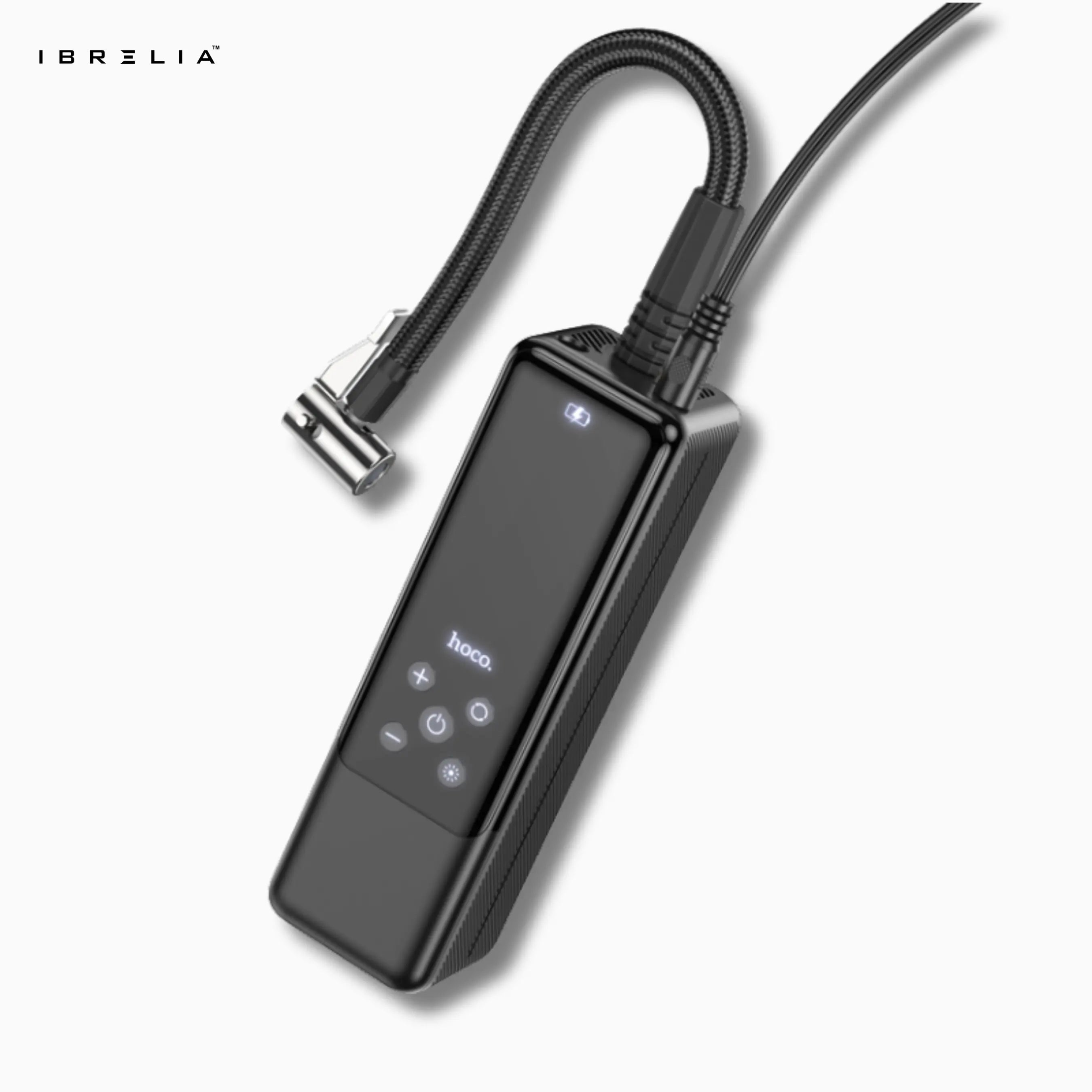HOCO ZP5 May Smart Air Pump – 20-Cylinder High Power Portable Inflator with 3m Cable | IBRELIA™ IBRELIA