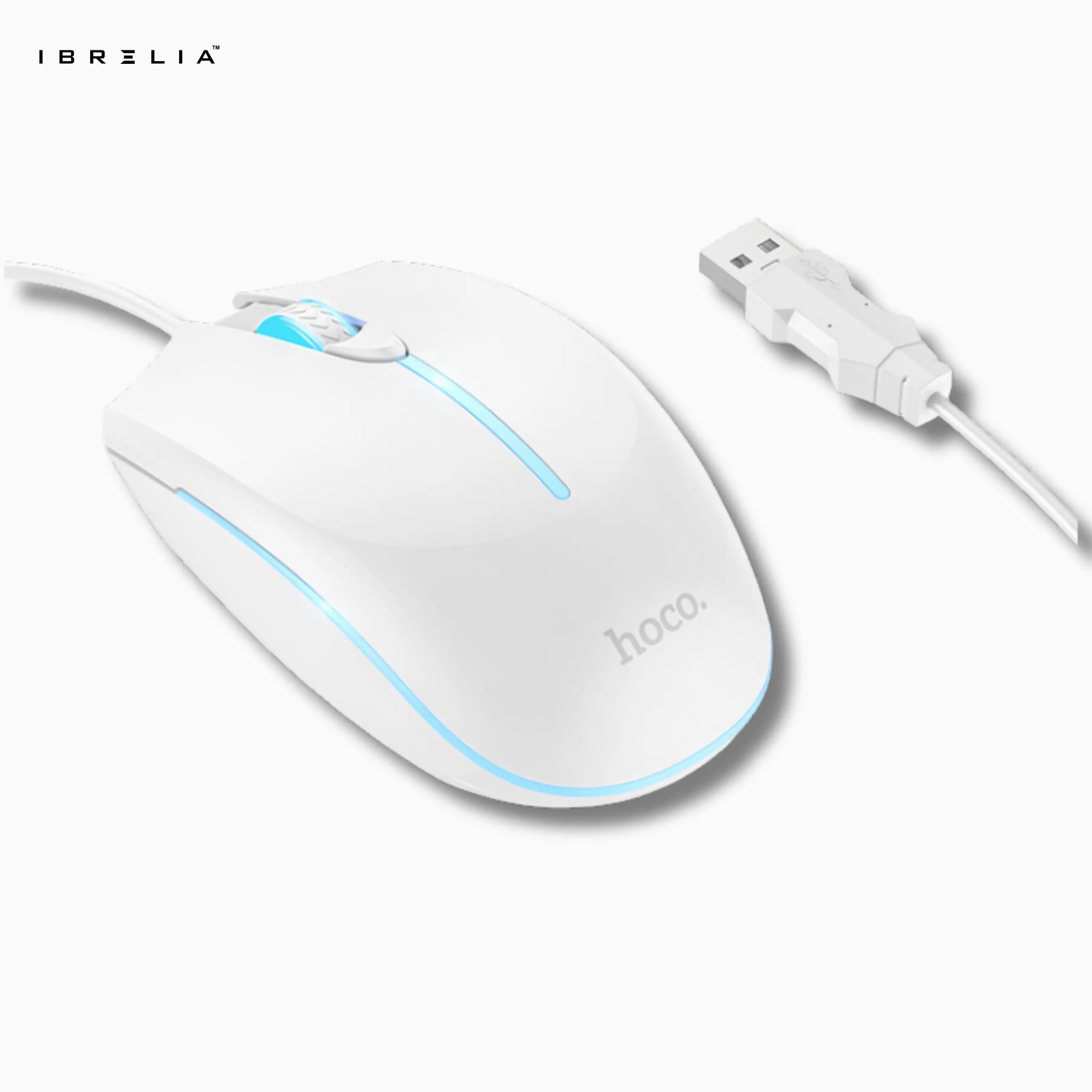 HOCO GM37 – 2400 DPI Gaming Luminous Wired Mouse | IBRELIA™ IBRELIA
