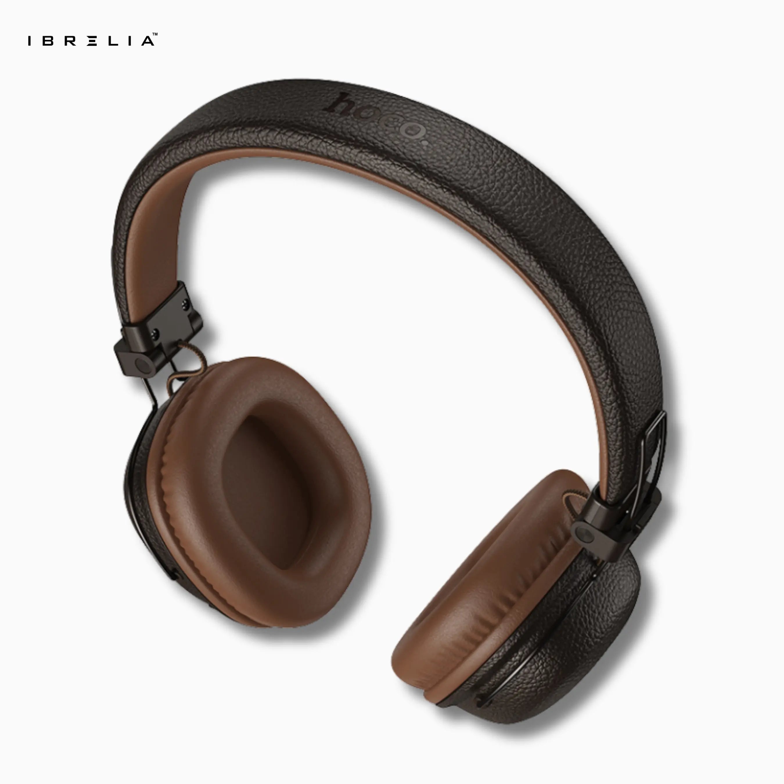 HOCO W64 Wireless Headphones – Premium Leather Finish | IBRELIA™ IBRELIA