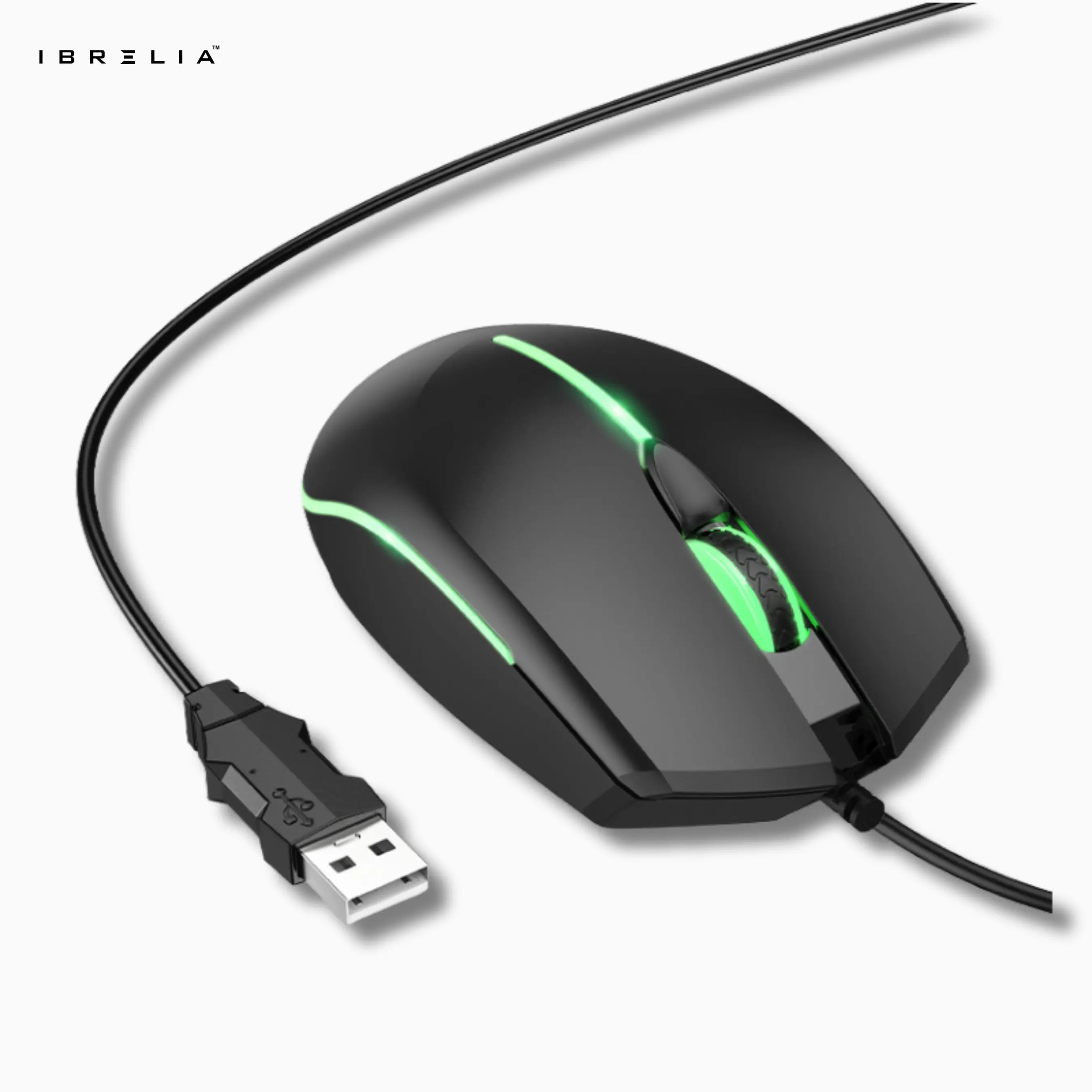 HOCO GM37 – 2400 DPI Gaming Luminous Wired Mouse | IBRELIA™ IBRELIA