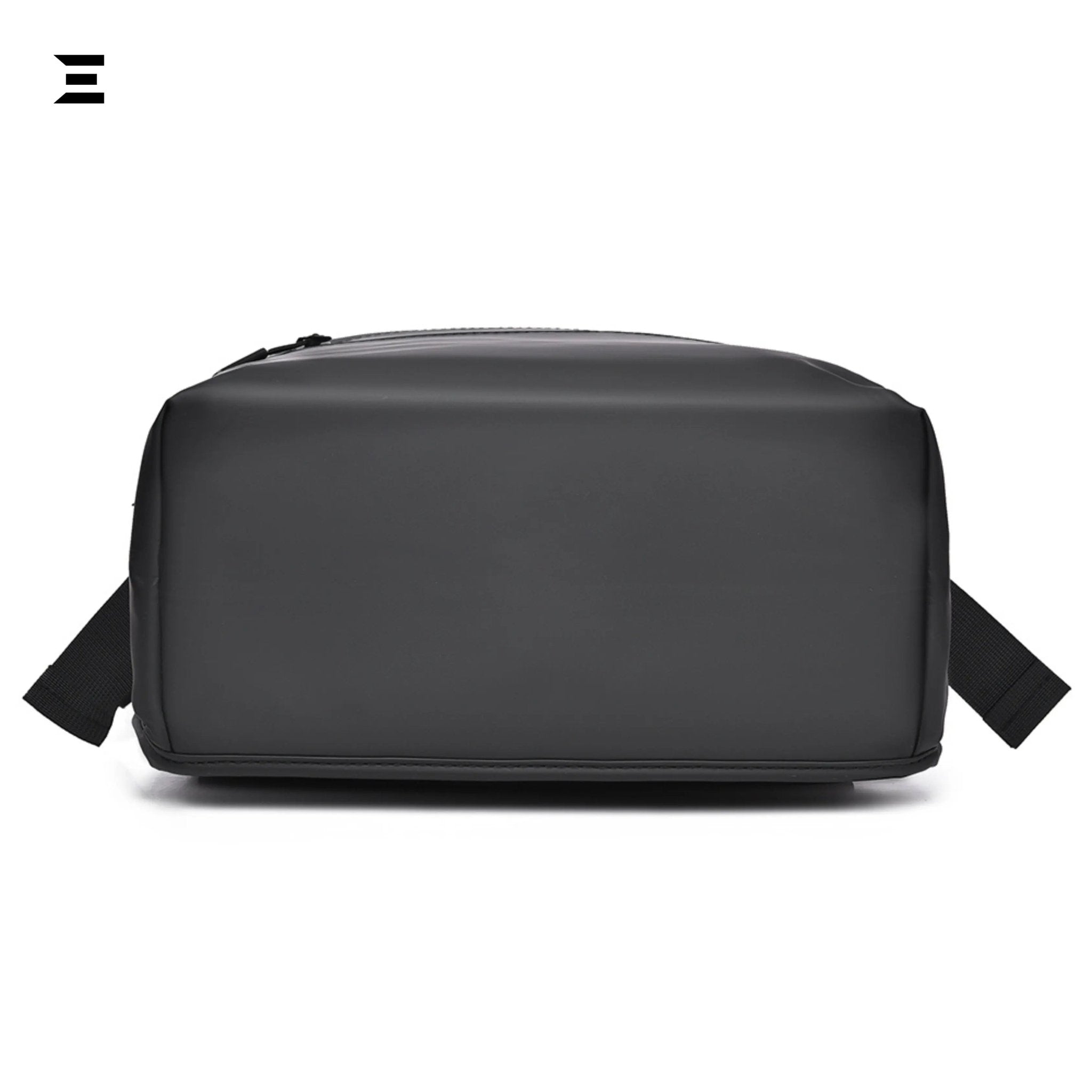 IBRELIA™ Waterproof Roll - Top Laptop Backpack – Black Minimalist Edition - IBRELIA