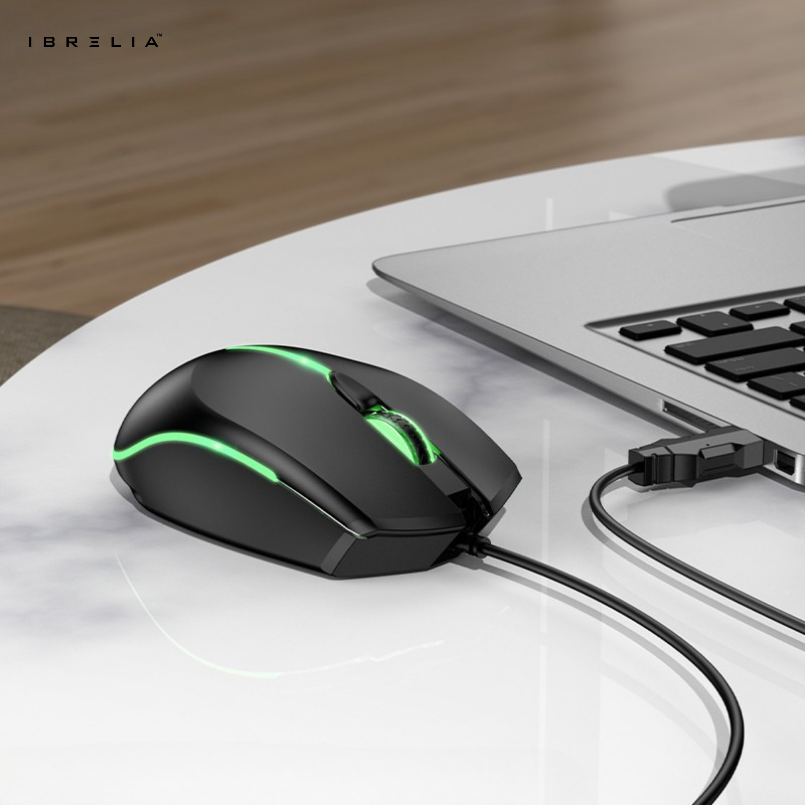 HOCO GM37 – 2400 DPI Gaming Luminous Wired Mouse | IBRELIA™