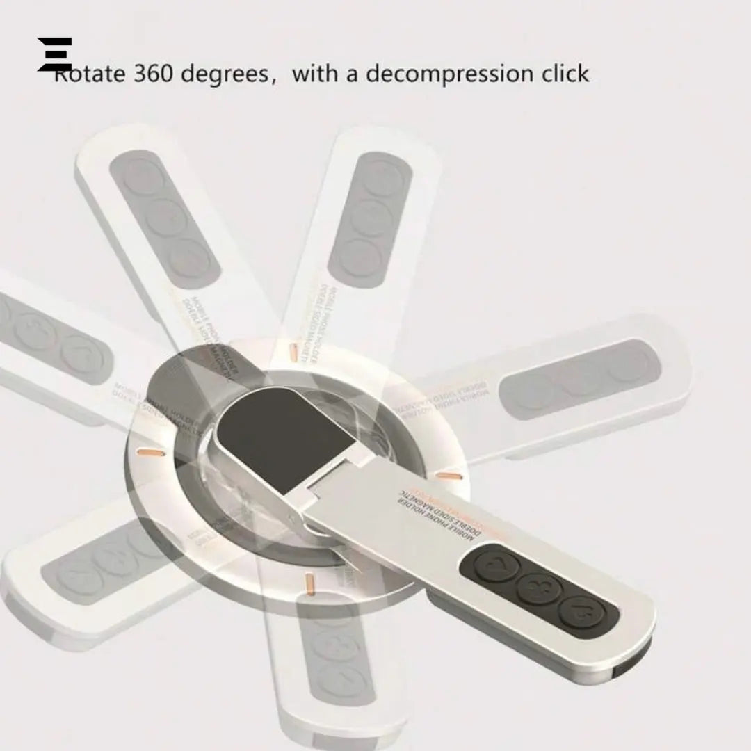 Magnetic Ring Phone Holder – 360° Rotating Stand & Grip IBRELIA