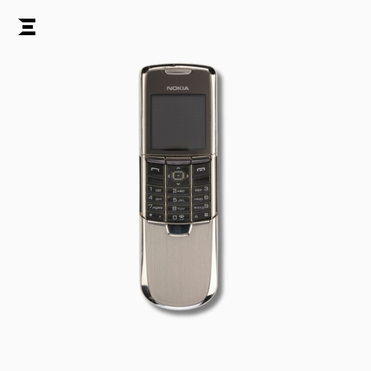 Nokia 8800 Sirocco Silver | Pre-Owned | Original Luxury Slider Phone | Only Phone with Charger