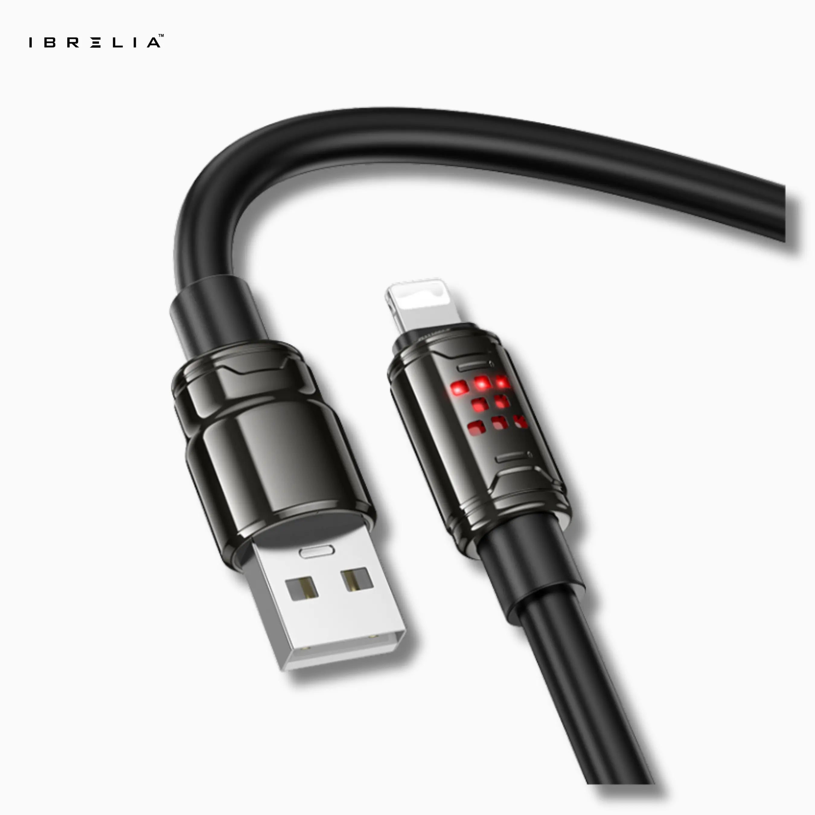HOCO U143 Joy Ultra-Thick 2.4A Zinc Alloy Charging Data Cable for iPhone | IBRELIA™ IBRELIA