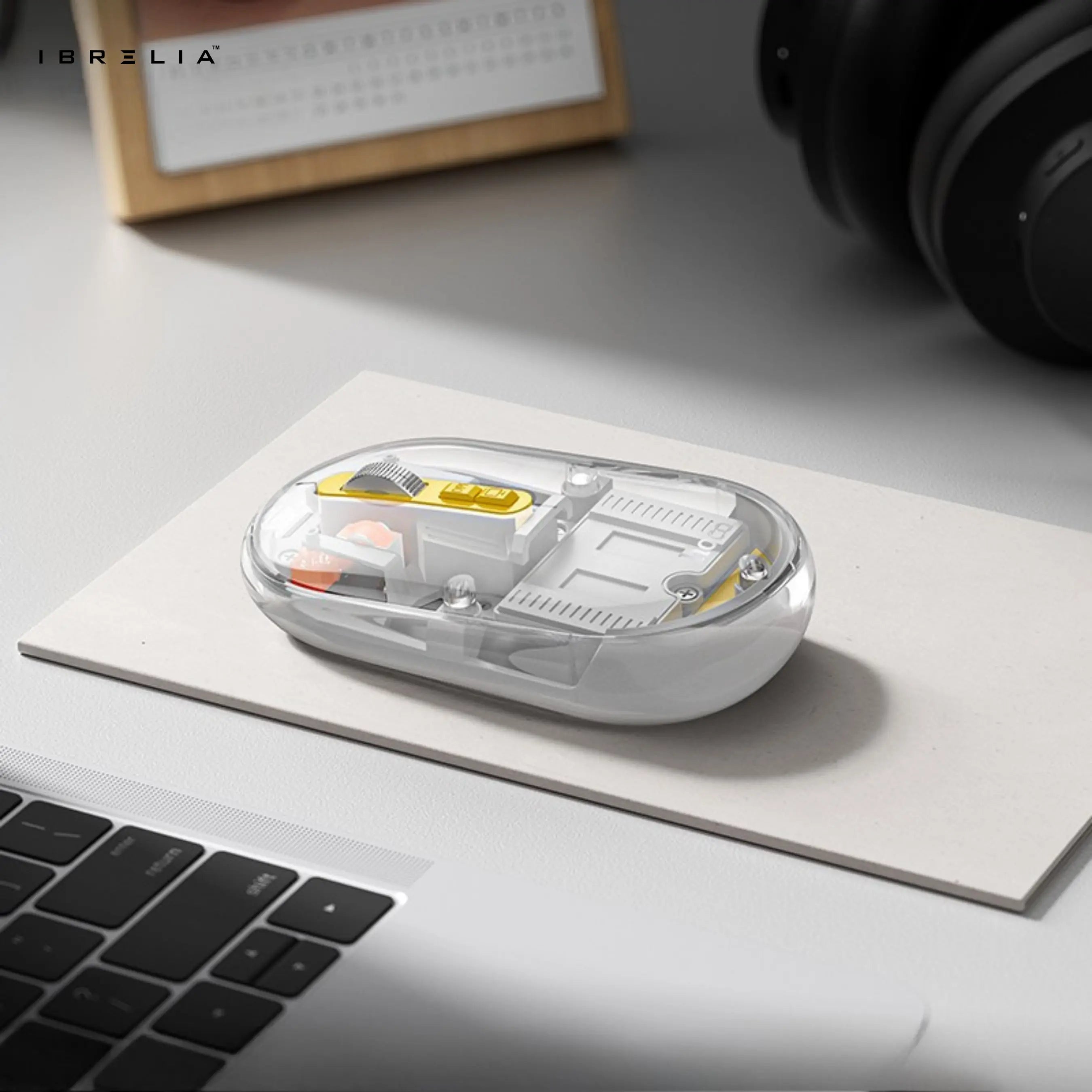 Hoco GM35 Magnetic Silent Transparent Cover Wireless Mouse (BT + 2.4G Dual-Mode) – IBRELIA™ IBRELIA