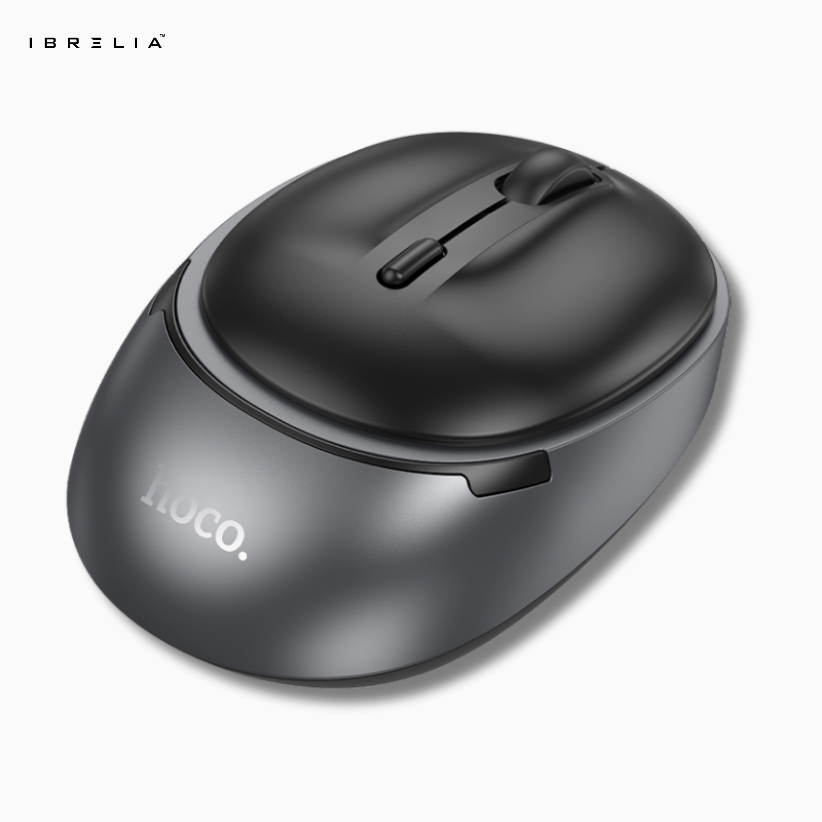HOCO GM34 Wireless Business Mouse – Black / Grey | IBRELIA™