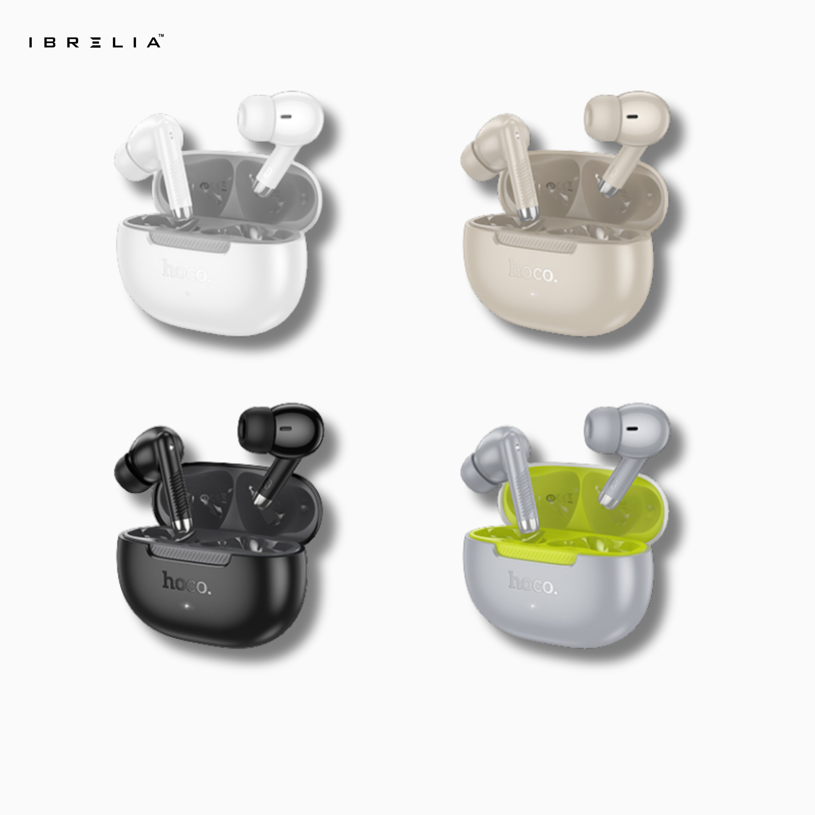 HOCO EQ24 Estrella Wireless BT Headset – Bluetooth 5.4 Earbuds with 7-Hour Battery & Hi-Fi Audio | IBRELIA™ IBRELIA