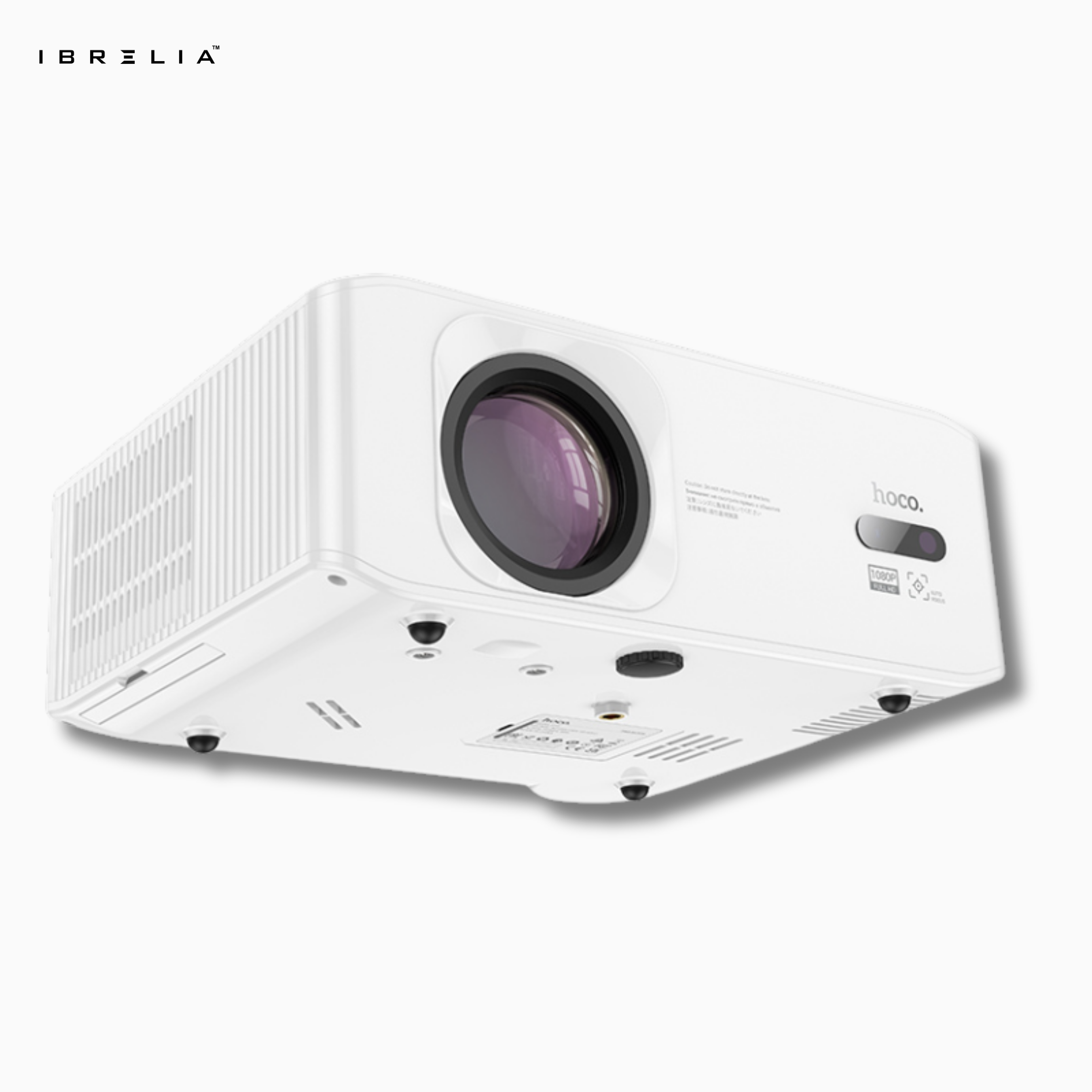 HOCO DT3 Smart Electric Focus Projector (1080P Android Version) | 370 ANSI | Auto Keystone | WiFi 2.4/5G | IBRELIA™ IBRELIA