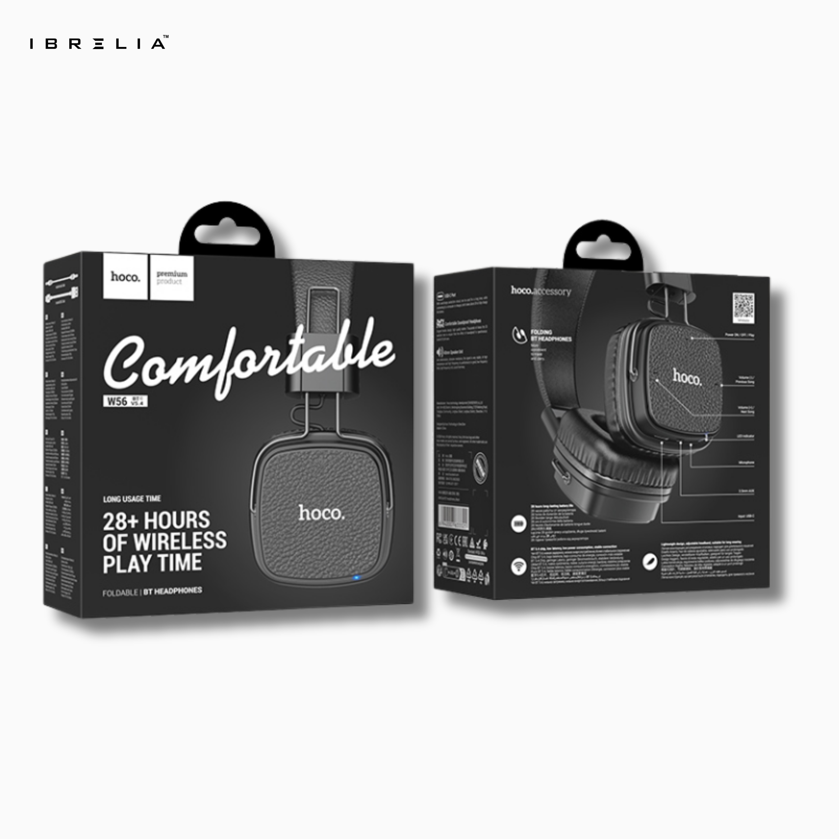 HOCO W56 Wireless Headphones – 28+ Hours Playtime | IBRELIA™