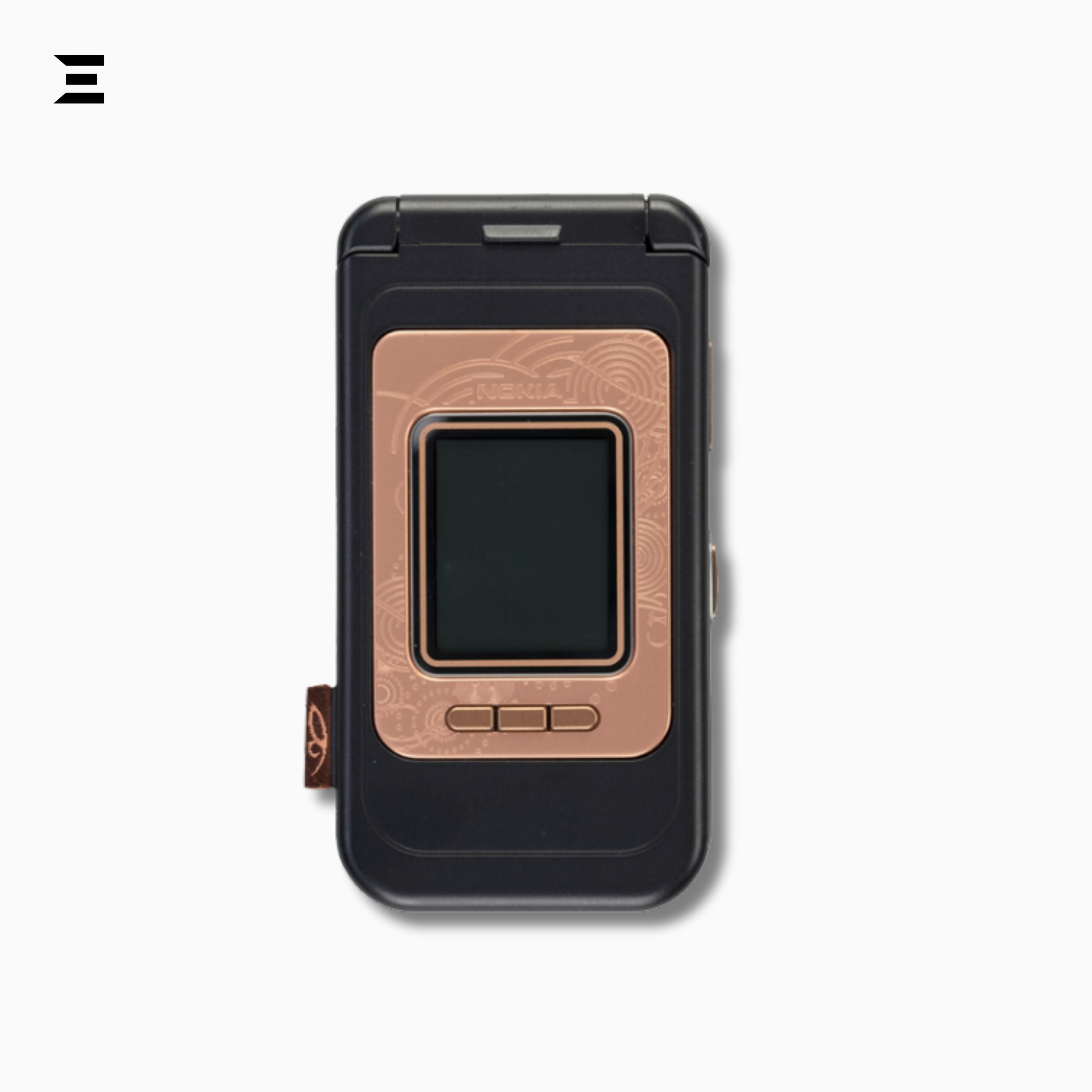 Nokia 7390 Black & Bronze (Brand New – Only Phone) | Original Nokia Flip Fashion Phone | Rare Collector's Edition
