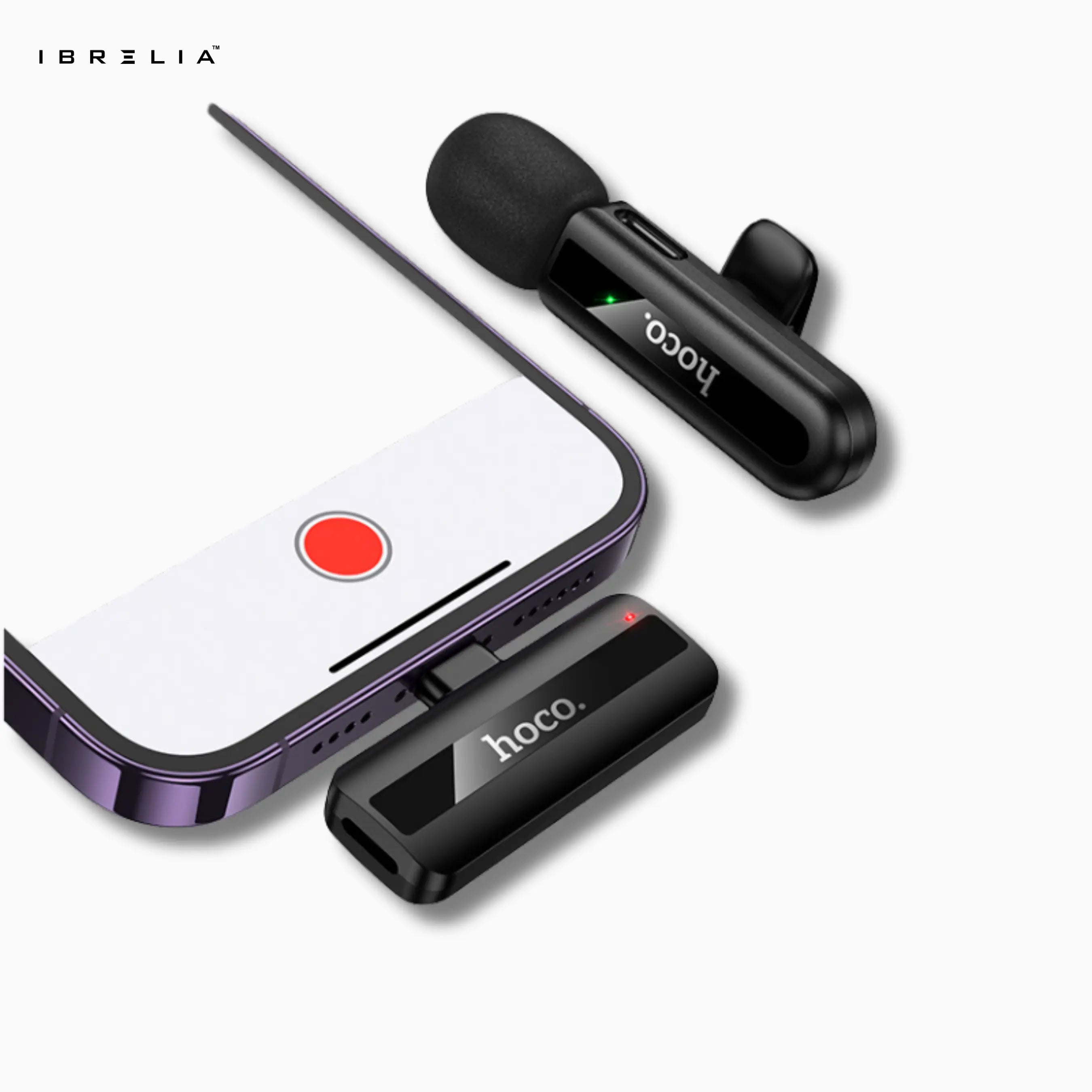 HOCO L20 Wireless Mini Digital Microphone (Lightning) | IBRELIA™ IBRELIA