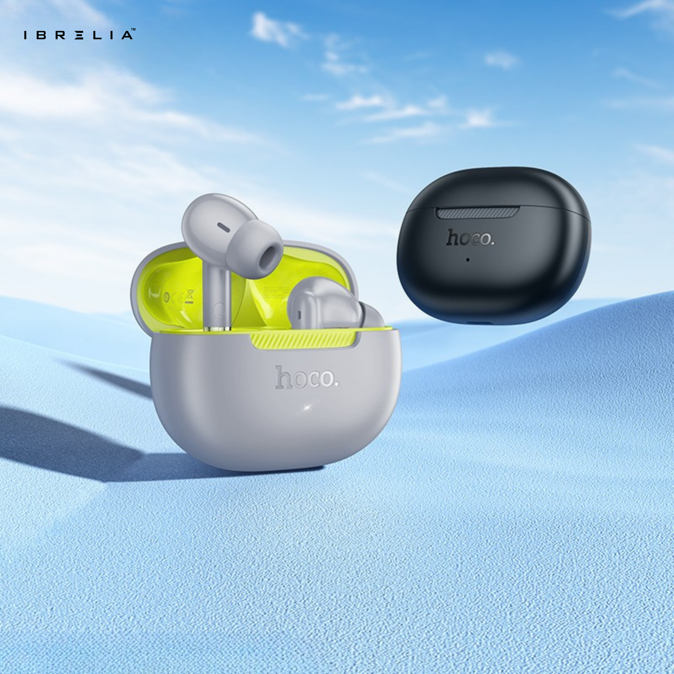 HOCO EQ24 Estrella Wireless BT Headset – Bluetooth 5.4 Earbuds with 7-Hour Battery & Hi-Fi Audio | IBRELIA™ IBRELIA