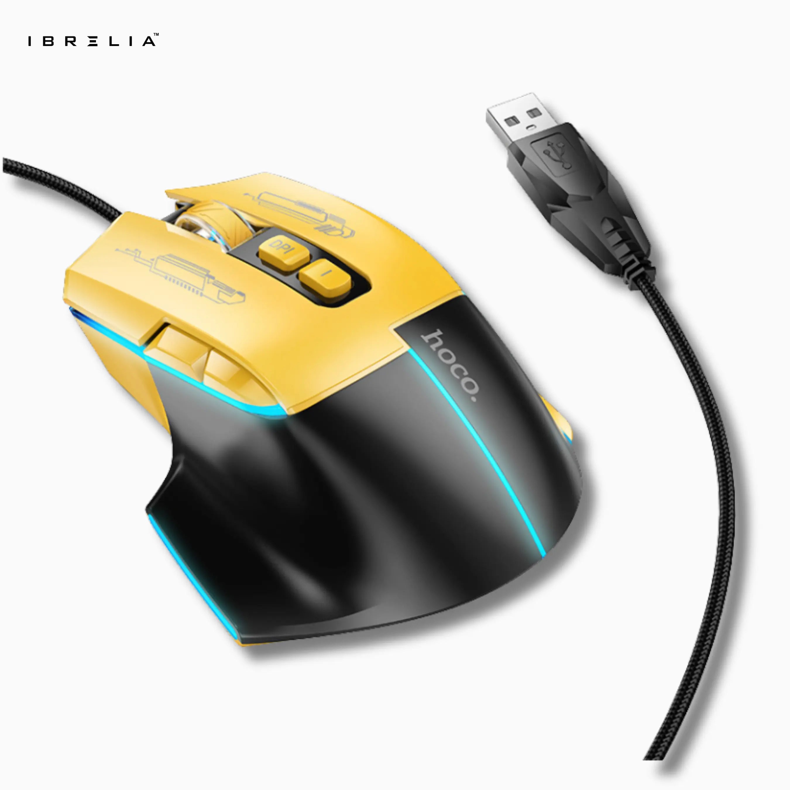 HOCO GM31 Gaming Wired Mouse – 3600 DPI | IBRELIA™ IBRELIA