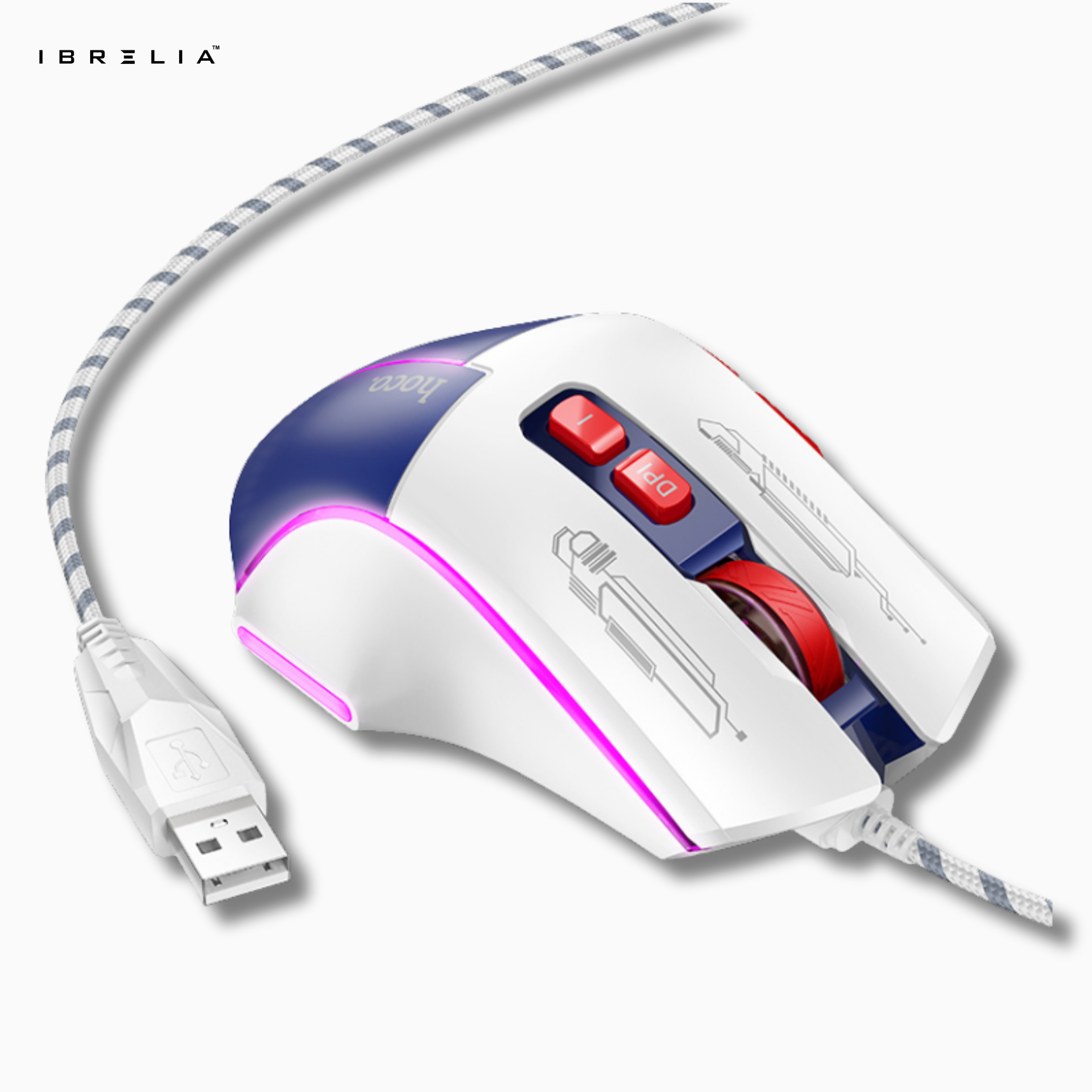 HOCO GM31 Gaming Wired Mouse – 3600 DPI | IBRELIA™