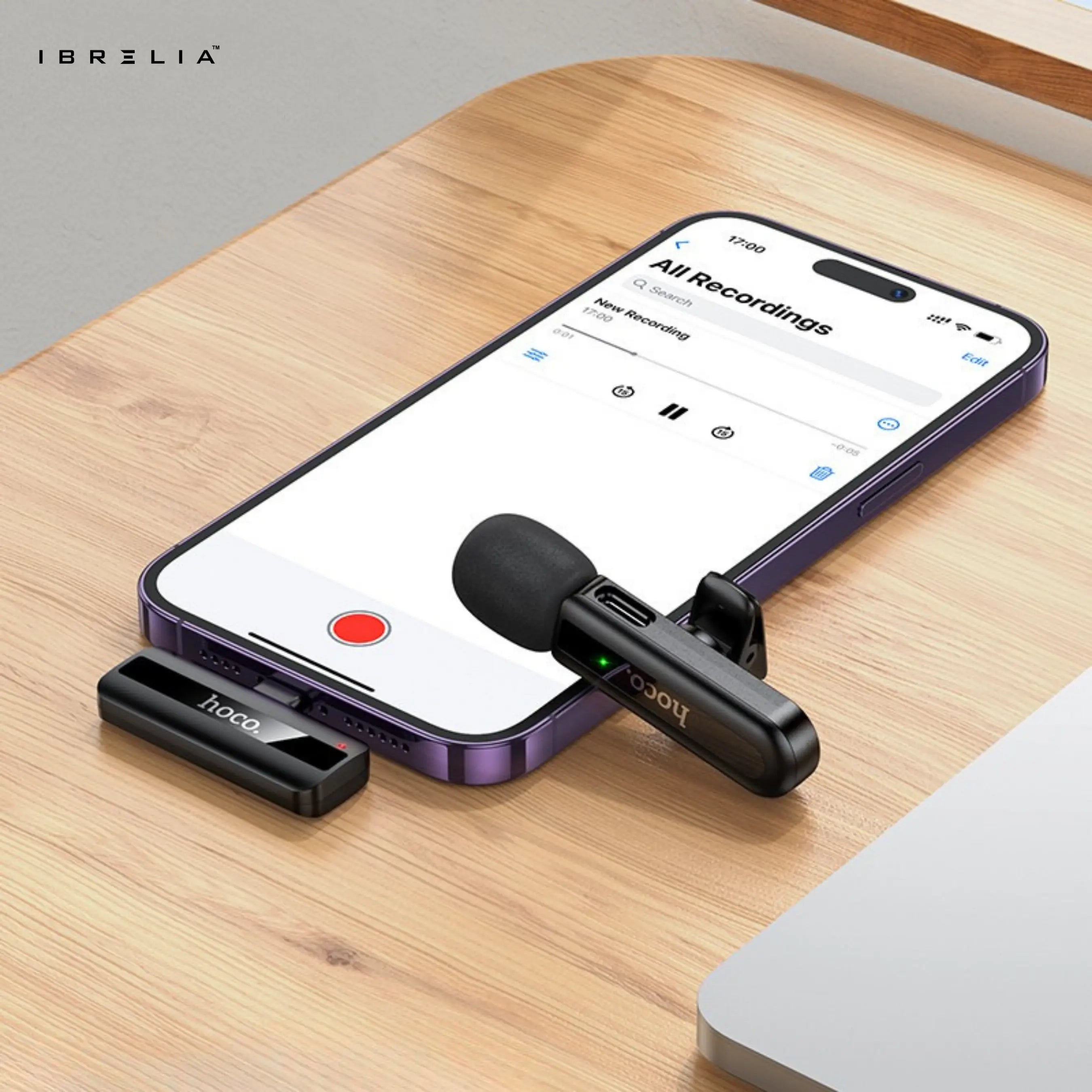 HOCO L20 Wireless Mini Digital Microphone (Lightning) | IBRELIA™ IBRELIA